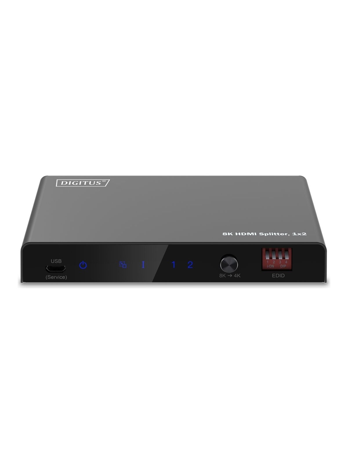 Digitus 8K HDMI Splitter, 1x2 | DS-55339 | Black Digitus 8K HDMI Splitter, 1x2 | DS-55339 | Black