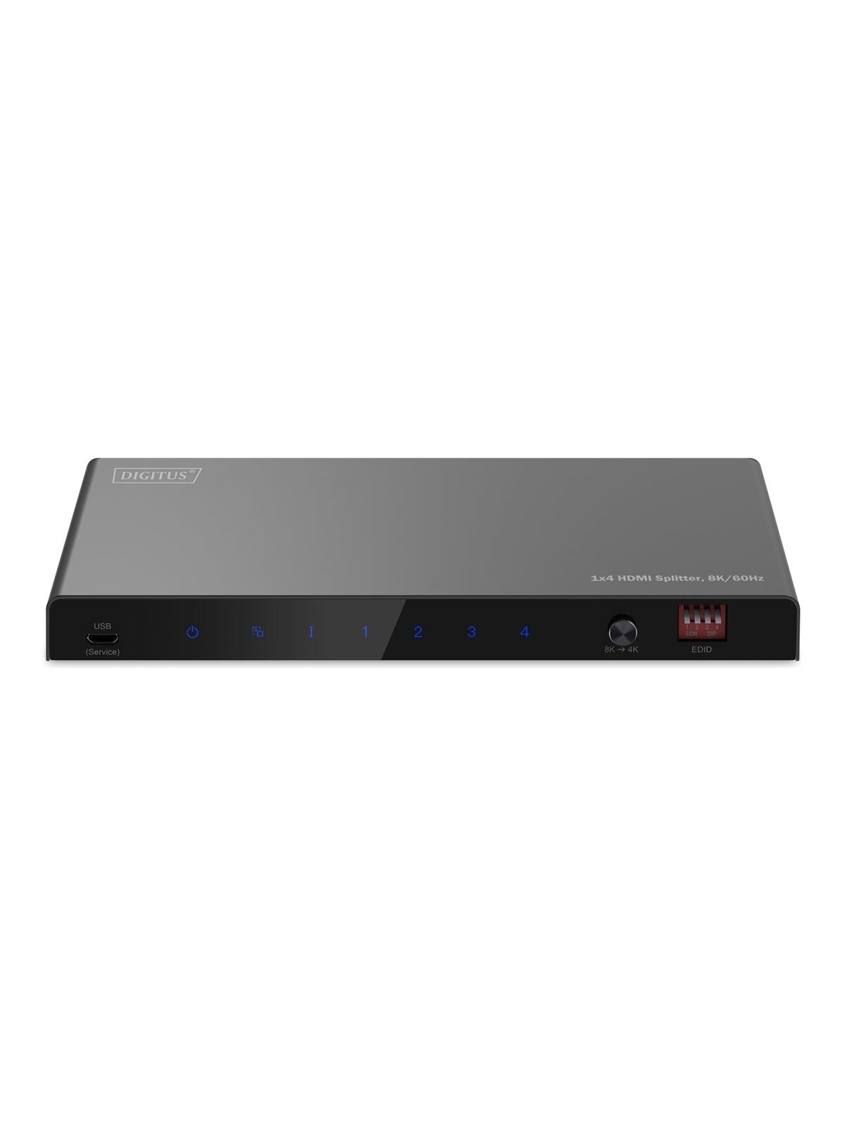 Digitus 8K HDMI Splitter, 1x4 | DS-55340 | Black Digitus 8K HDMI Splitter, 1x4 | DS-55340 | Black