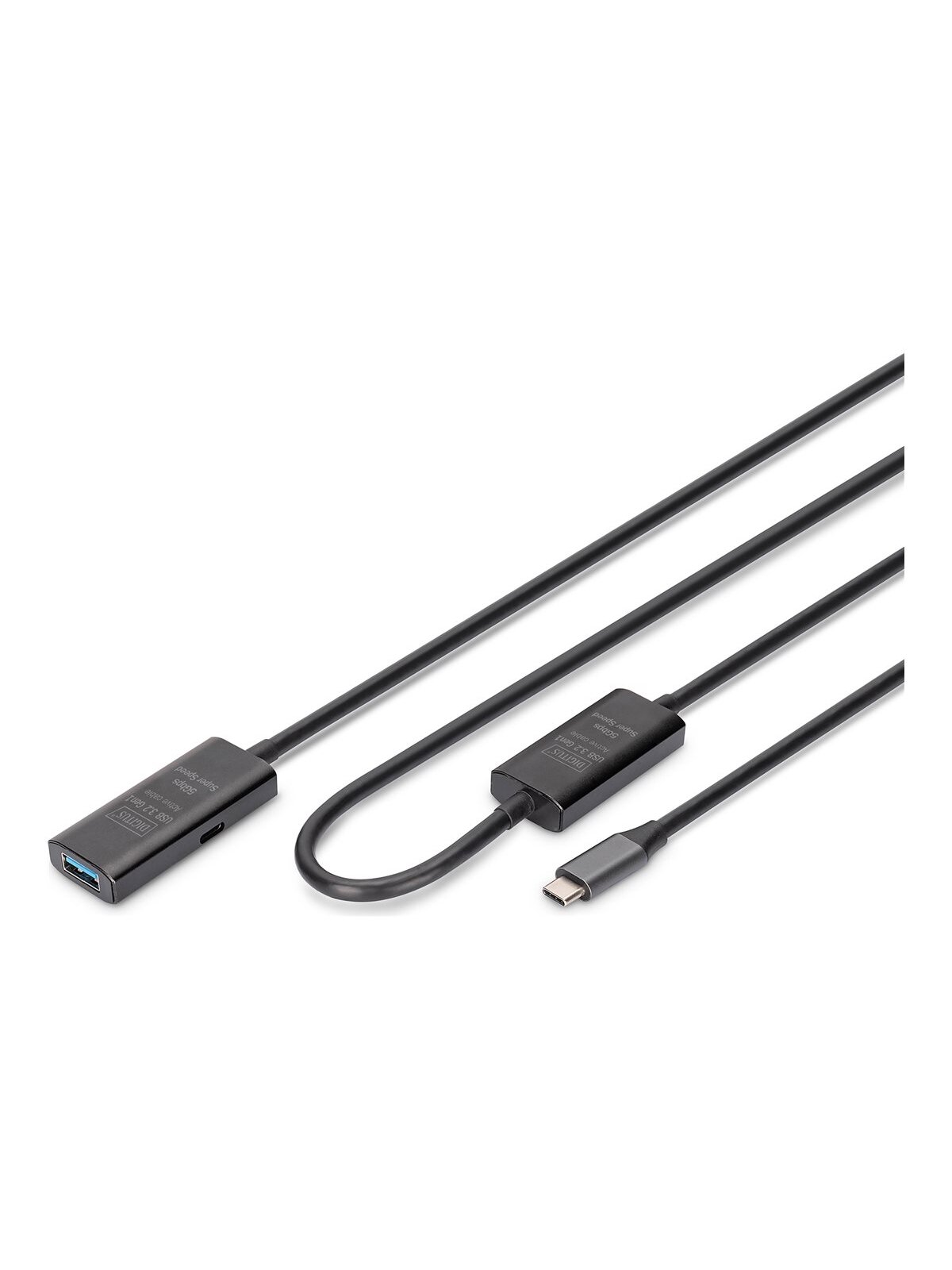 Digitus | Active USB 3.2 Gen1 5G extension cable | DA-73111 | USB-C to USB-A Digitus | Active USB 3.2 Gen1 5G extension cable | DA-73111 | USB-C to USB-A