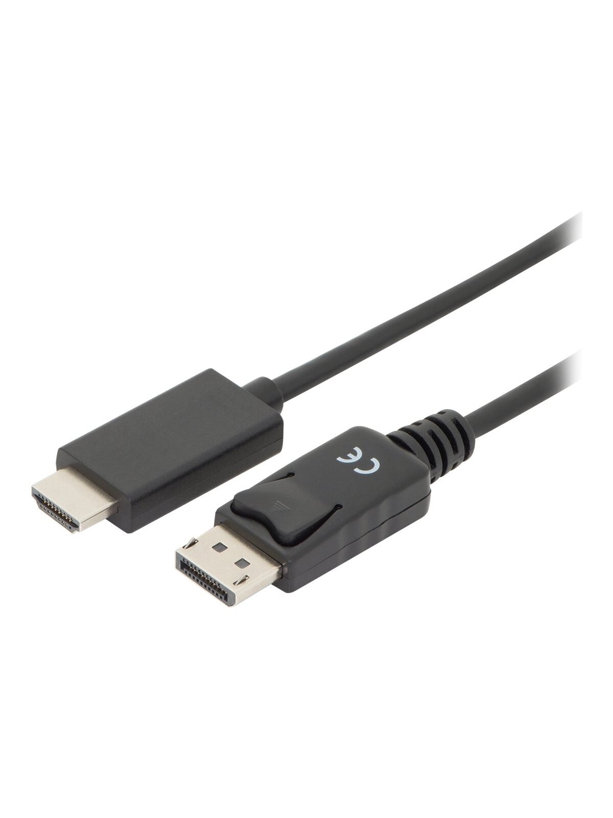 Digitus Adapter Cable, DP - HDMI type A | DisplayPort to HDMI | 2 m Digitus Adapter Cable, DP - HDMI type A | DisplayPort to HDMI | 2 m