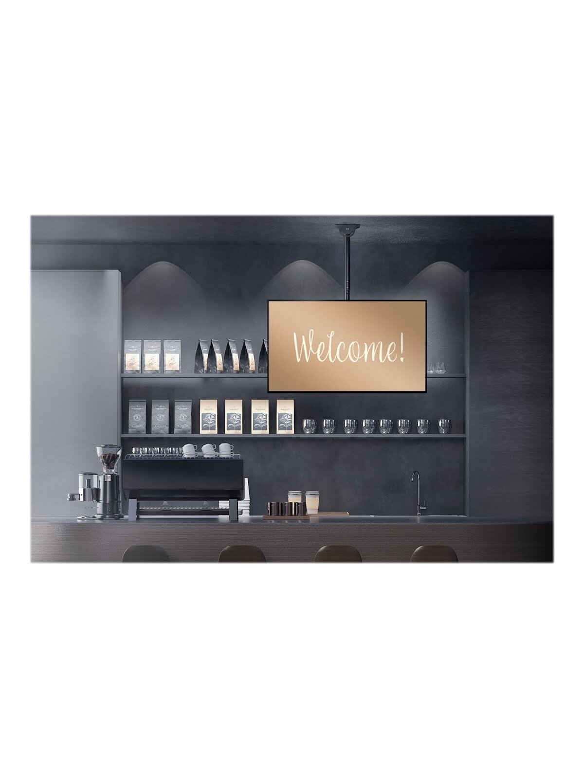 Digitus Ceiling mount | DA-90421 | Height, tilt, swivel, rotation | 37-70 " | Maximum weight (capacity) 50 kg | Black 3 Digitus Ceiling mount | DA-90421 | Height, tilt, swivel, rotation | 37-70 " | Maximum weight (capacity) 50 kg | Black 3