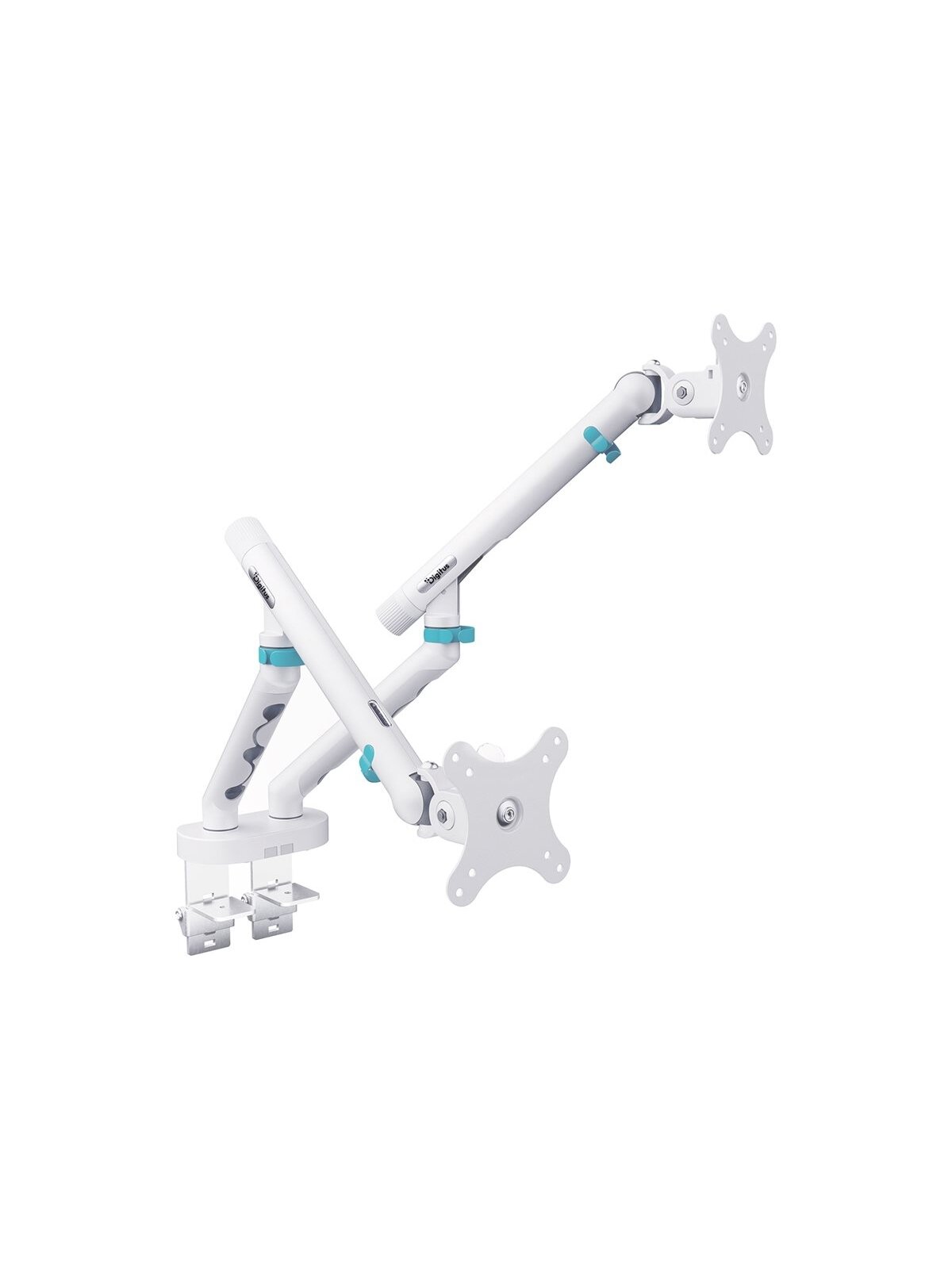 Digitus Desk Mount | Tilt, rotation, pivot | Dual design monitor mount, 2x 35", 2x 10 kg | 35 " | Maximum weight (capacity) 20 kg | White Digitus Desk Mount | Tilt, rotation, pivot | Dual design monitor mount, 2x 35", 2x 10 kg | 35 " | Maximum weight (capacity) 20 kg | White