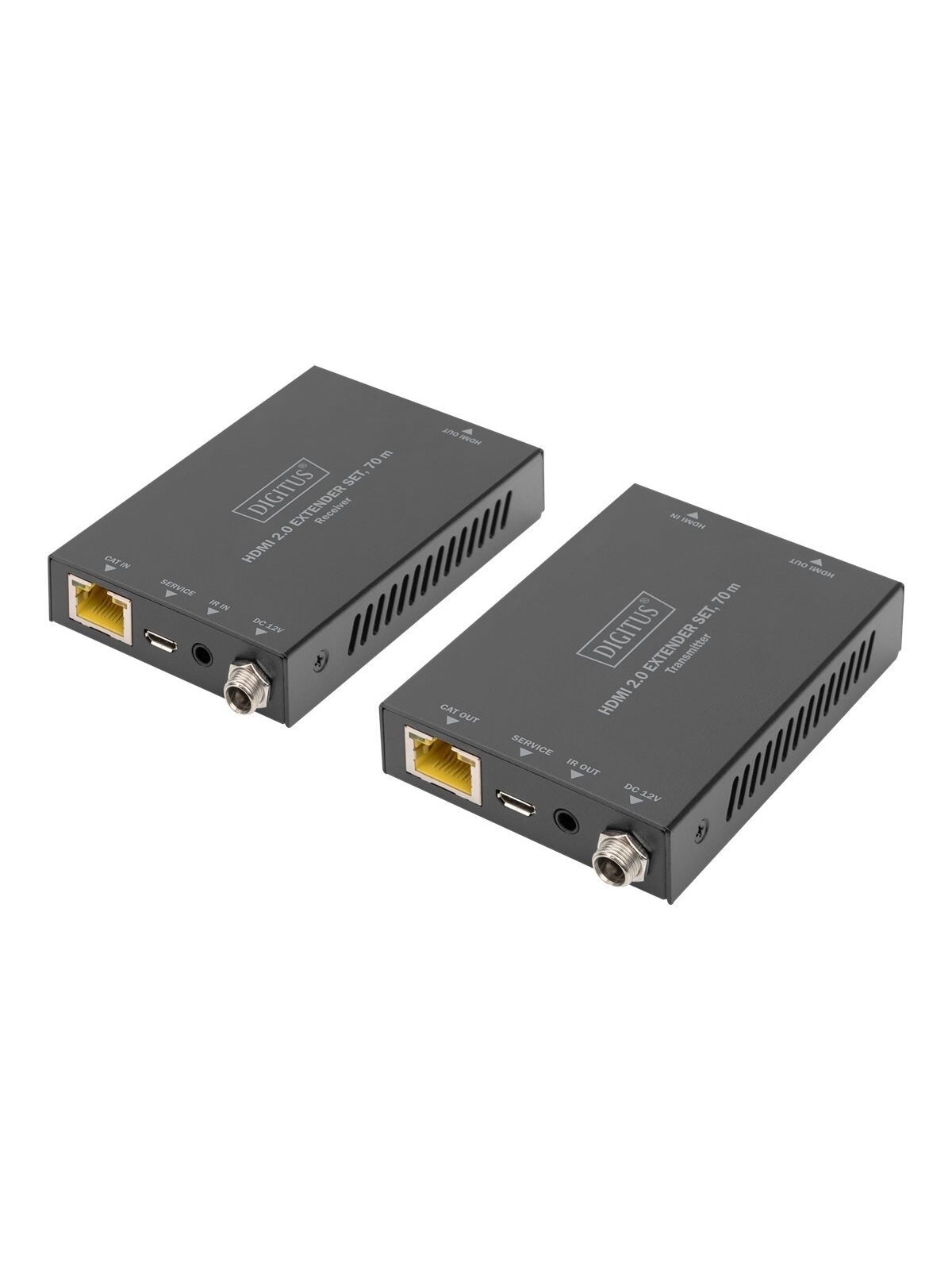 Digitus | HDMI Extender Set, 4K/60Hz, 70 m | DS-55506 Digitus | HDMI Extender Set, 4K/60Hz, 70 m | DS-55506
