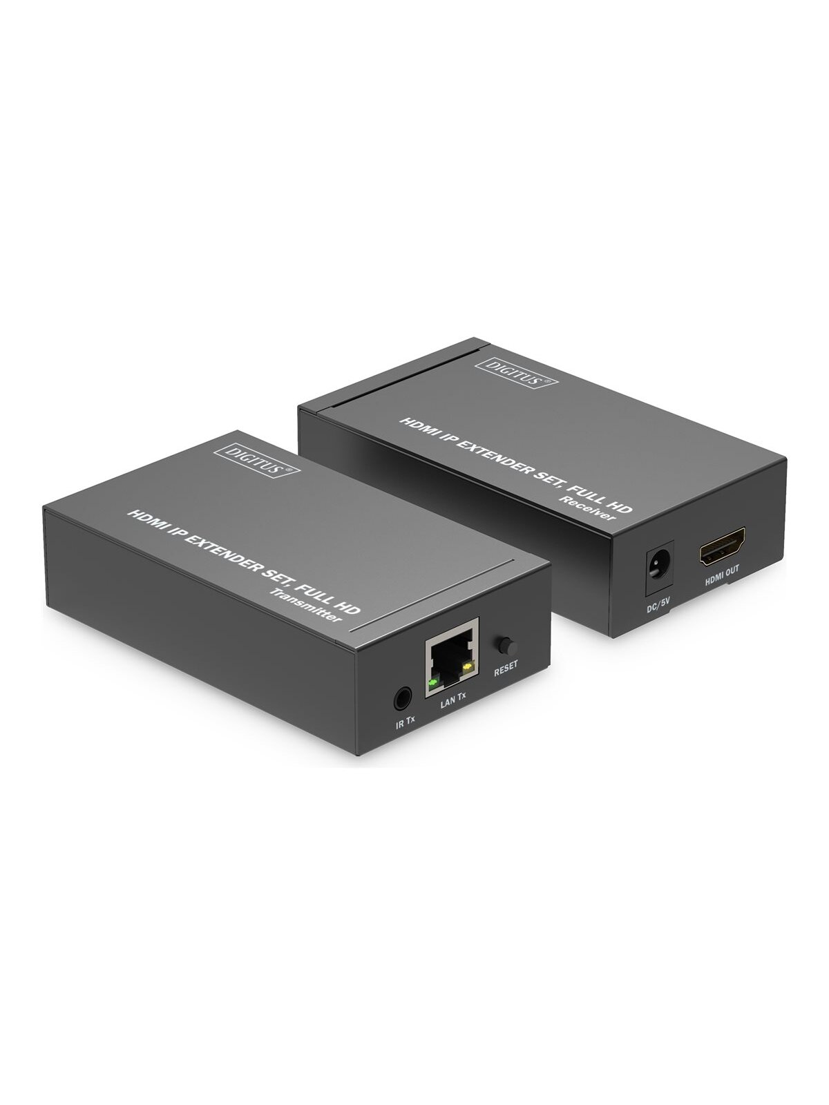 Digitus | HDMI IP Extender Set, Full HD, 120 m | DS-55517 Digitus | HDMI IP Extender Set, Full HD, 120 m | DS-55517