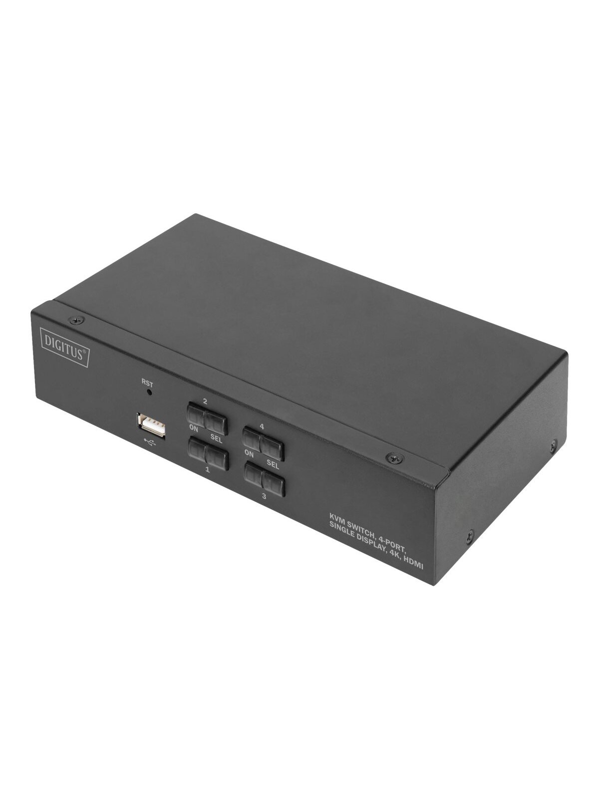 Digitus | KVM Switch, 4 Port, Single Display, 4K, HDMI | DS-12880 Digitus | KVM Switch, 4 Port, Single Display, 4K, HDMI | DS-12880