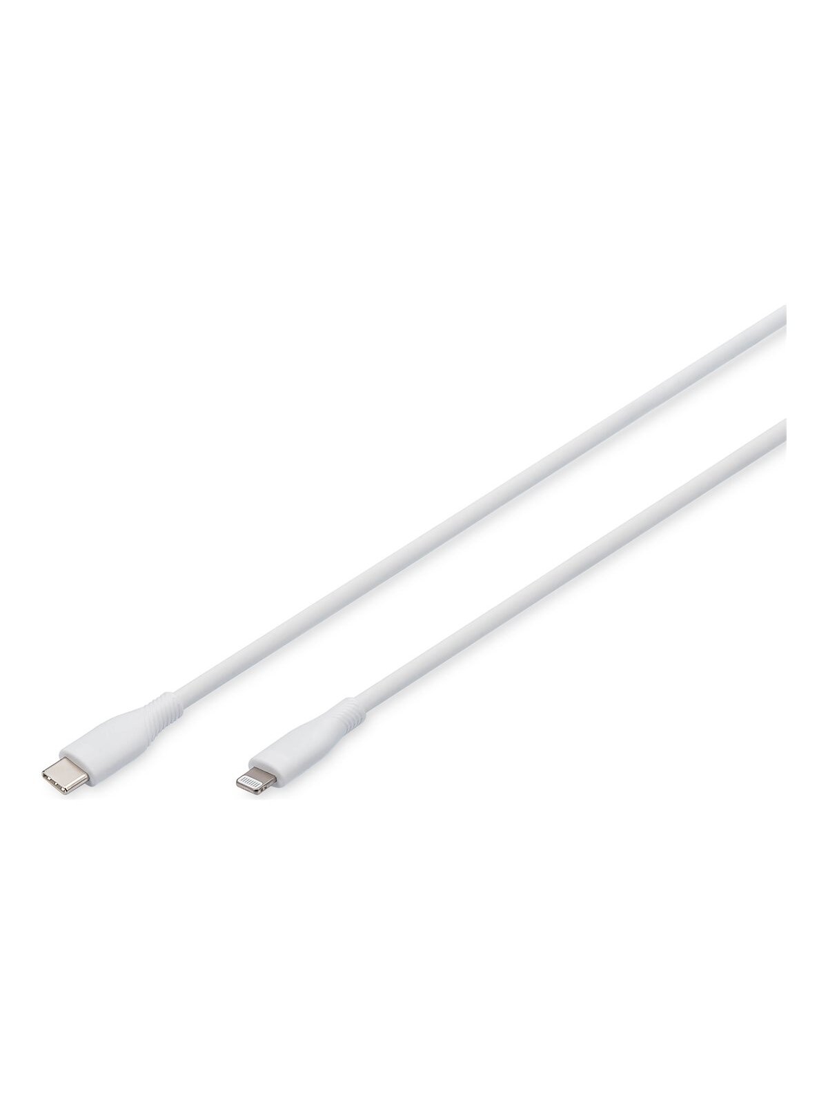 Digitus | Lightning silicone connection cable, USB-C - Lightning, 1m | AK-600110-010-W Digitus | Lightning silicone connection cable, USB-C - Lightning, 1m | AK-600110-010-W