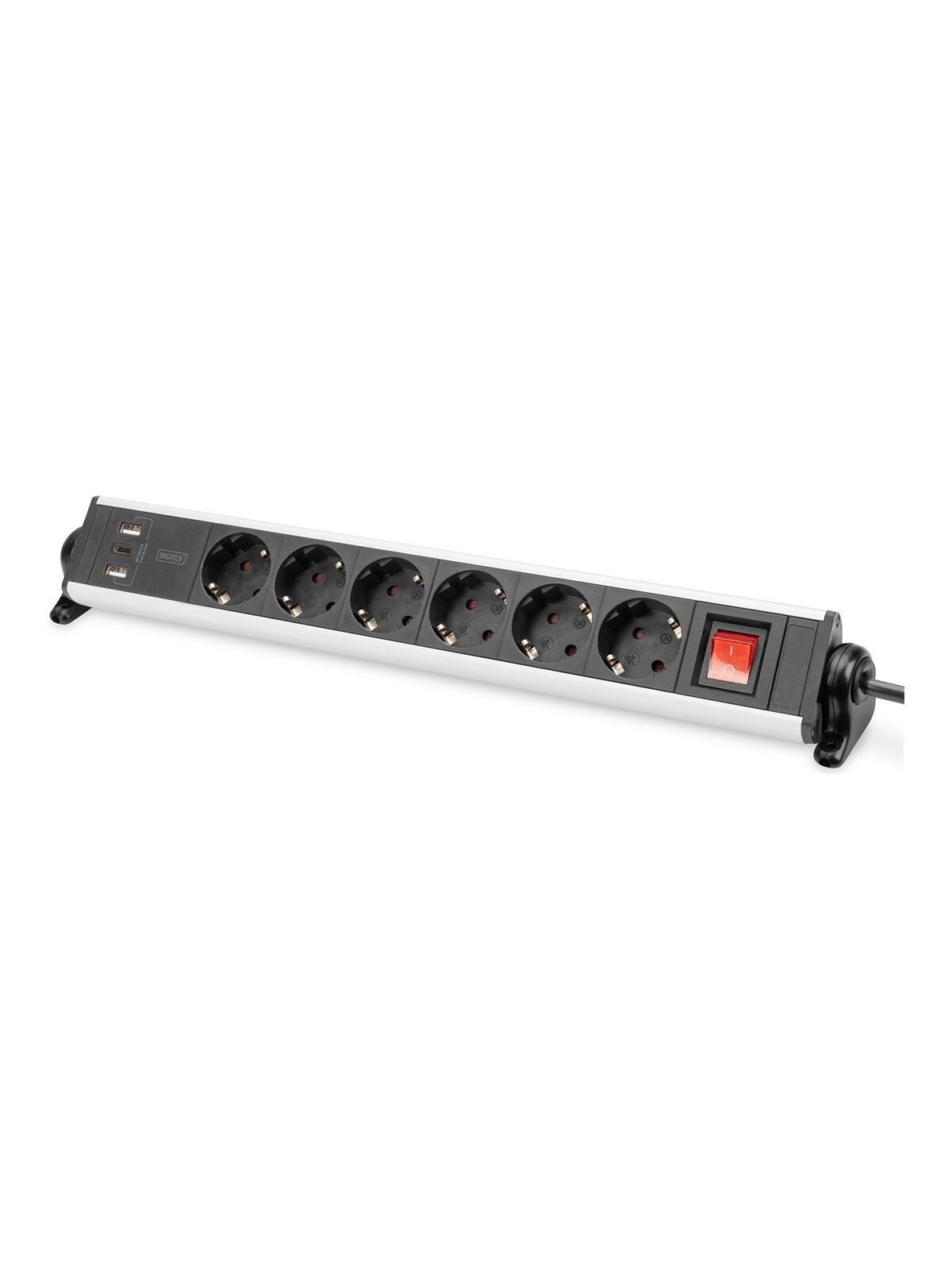 Digitus | Office Power Strip | DA-70624 | Silver/Black Digitus | Office Power Strip | DA-70624 | Silver/Black