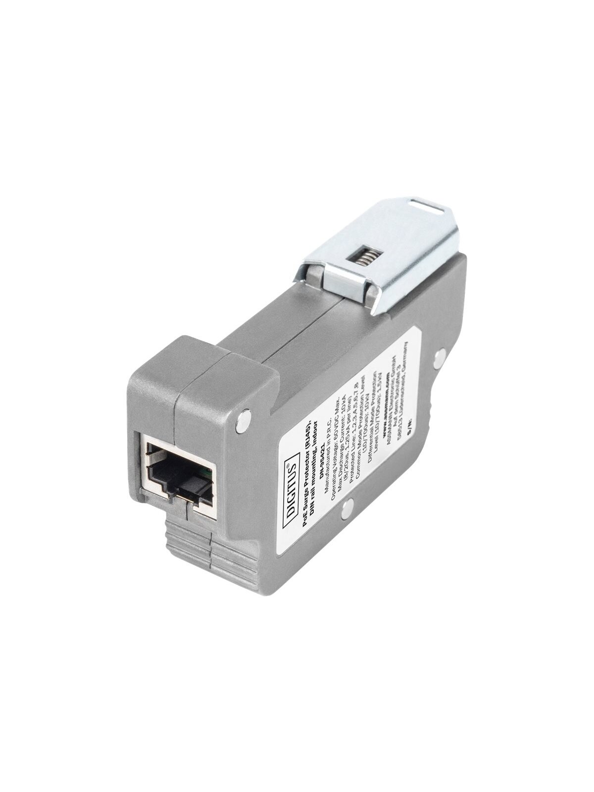 Digitus | PoE surge protector, RJ45 | DN-95421 | Sockets quantity 1 1