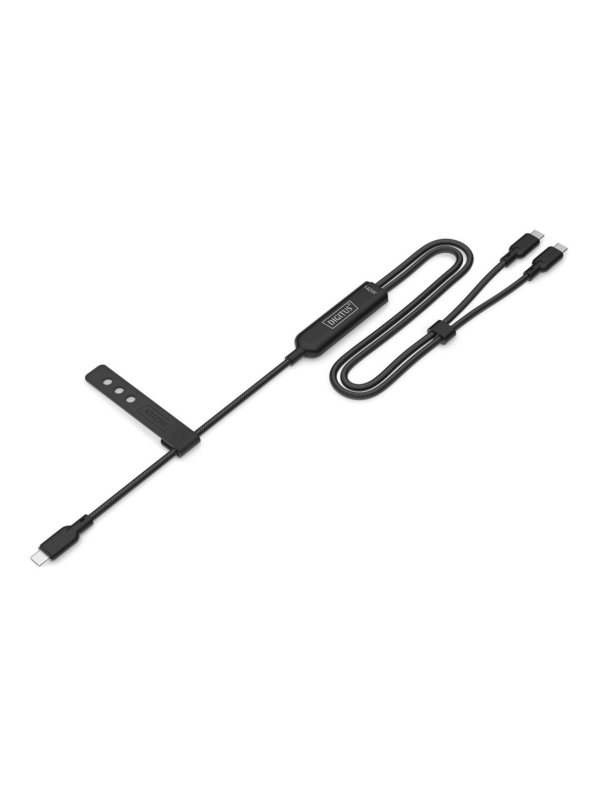 Digitus | USB-C 2in1 charging cable, 140W | AK-300170-018-S