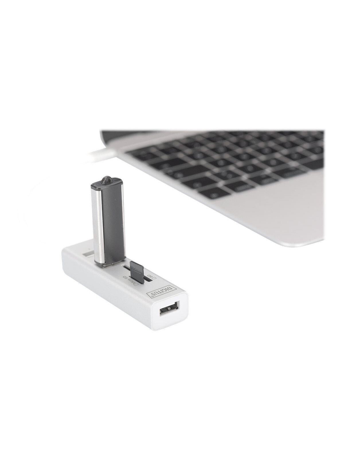 Digitus USB Type-C OTG 3-Port HUB and Card Reader | DA-70243 4