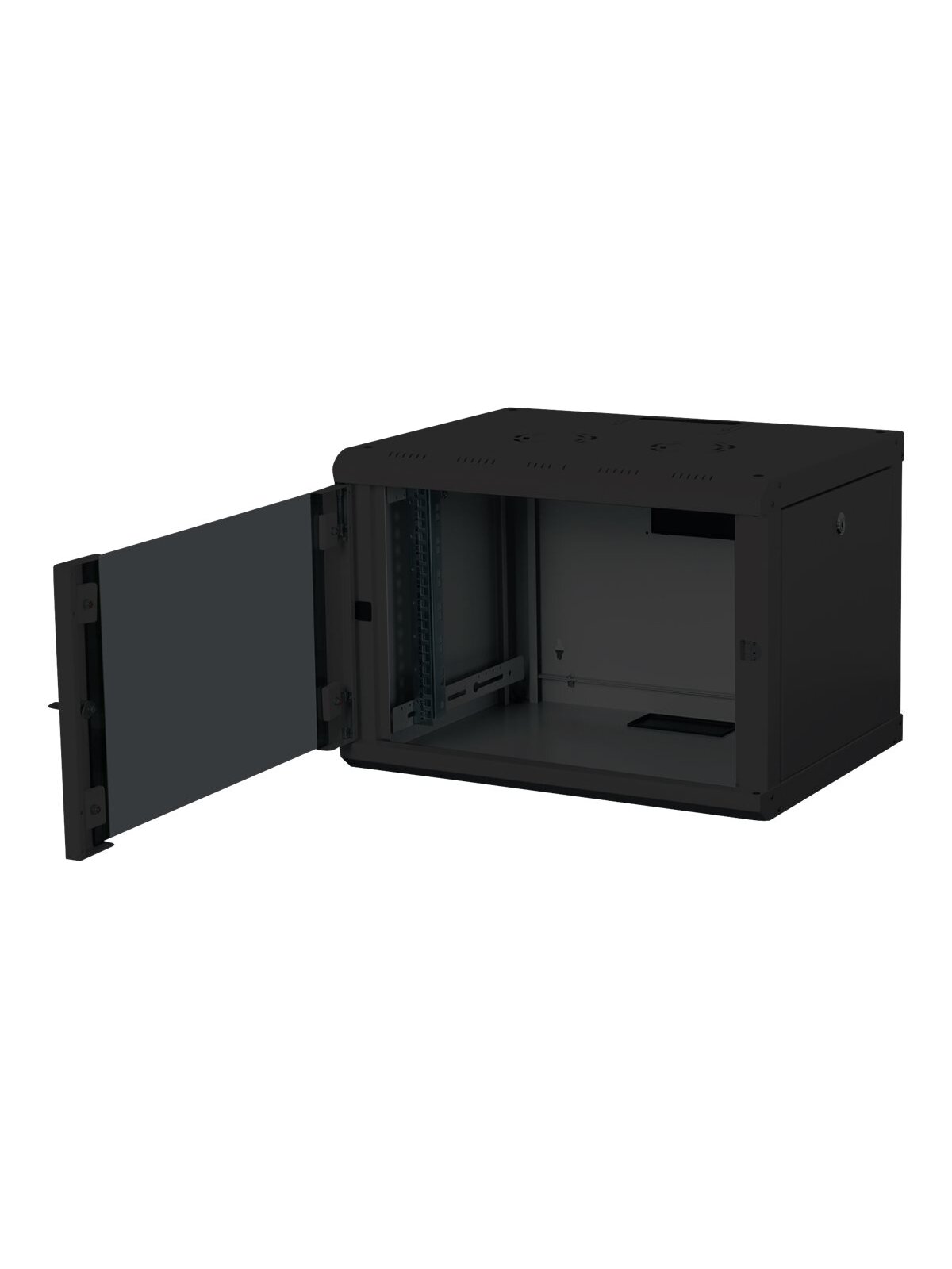 Digitus | Wall Mounting Cabinet | DN-19 07-U-SW | IP protection class: IP20; Front door: Glass door, single opening; Cabinet type: Wall mounting cabinet; Equipment mounting depth min.-max.: 305-370 mm; Load capacity: 100 kg; Dimensions 420 x 600 x 450 mm, Digitus | Wall Mounting Cabinet | DN-19 07-U-SW | IP protection class: IP20; Front door: Glass door, single opening; Cabinet type: Wall mounting cabinet; Equipment mounting depth min.-max.: 305-370 mm; Load capacity: 100 kg; Dimensions 420 x 600 x 450 mm,