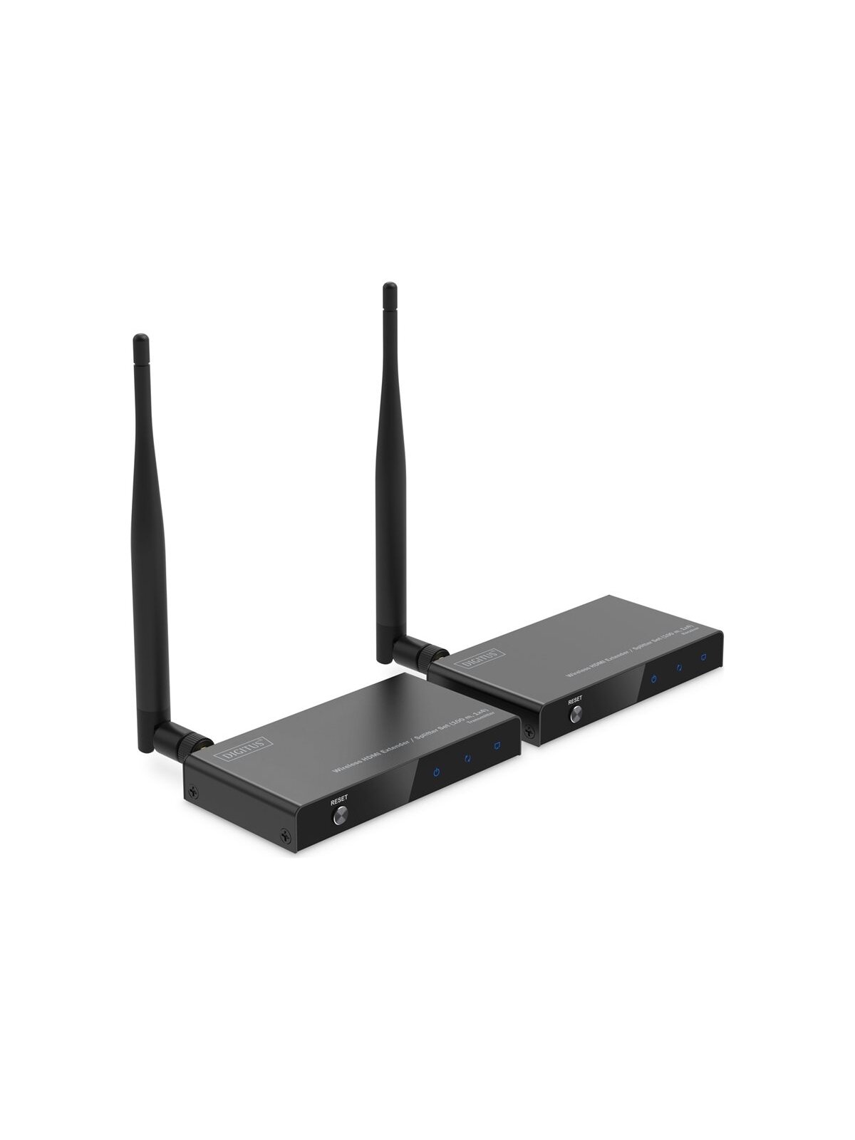 Digitus Wireless HDMI Extender/Splitter Set (100m, 1x4) | DS-55346 | Black
