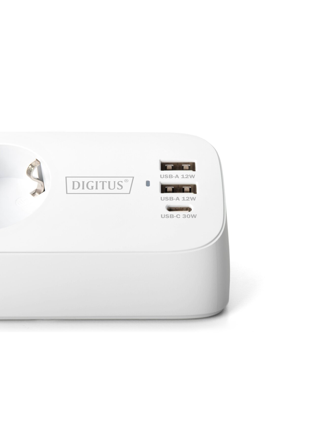 Digitus 3-way office socket strip with 2x USB-A and 1x USB-C connections | DA-70626 2 Digitus 3-way office socket strip with 2x USB-A and 1x USB-C connections | DA-70626 2