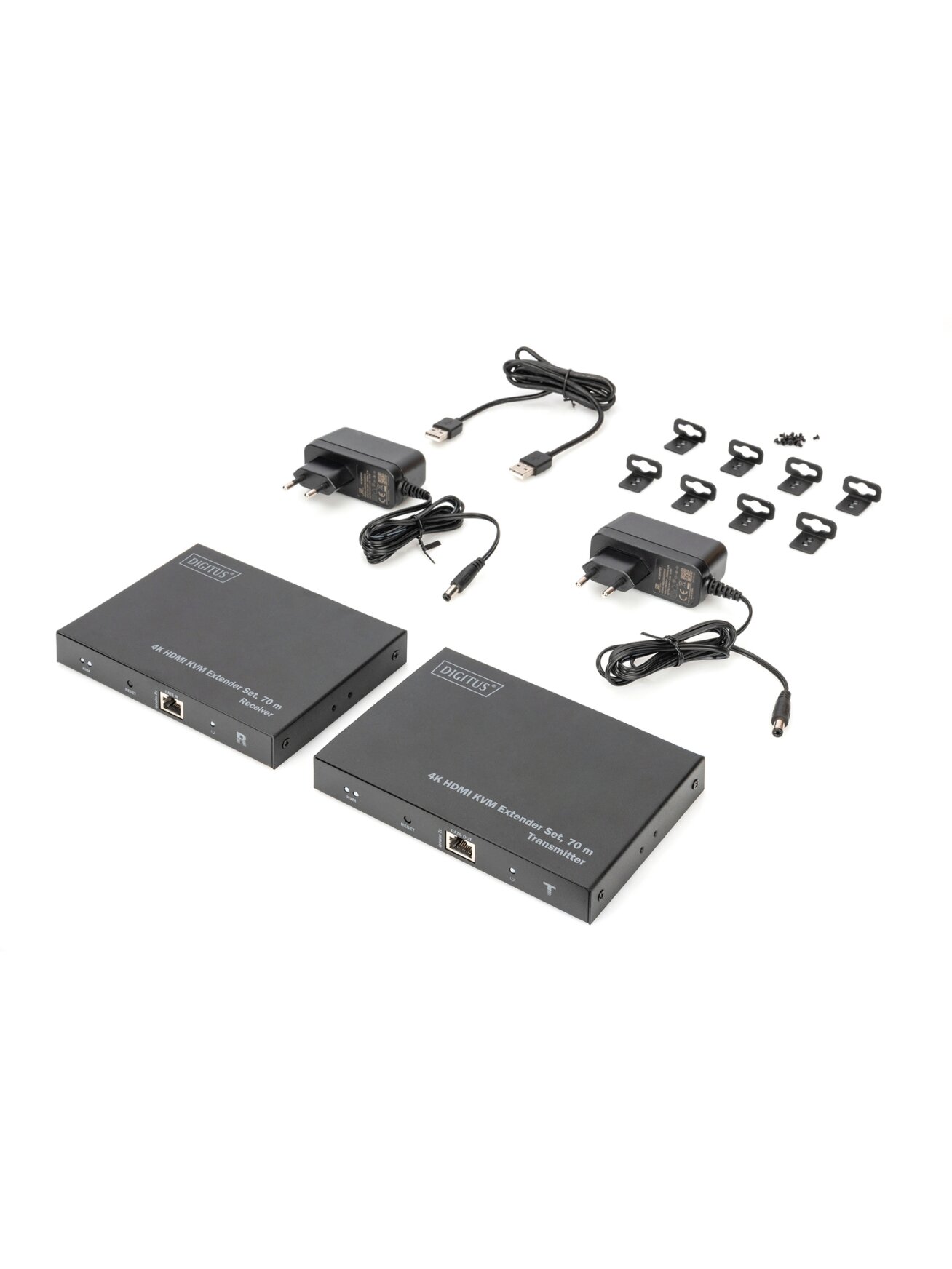 Digitus | 4K HDMI KVM Extender Set, 70 m | DS-55513 1