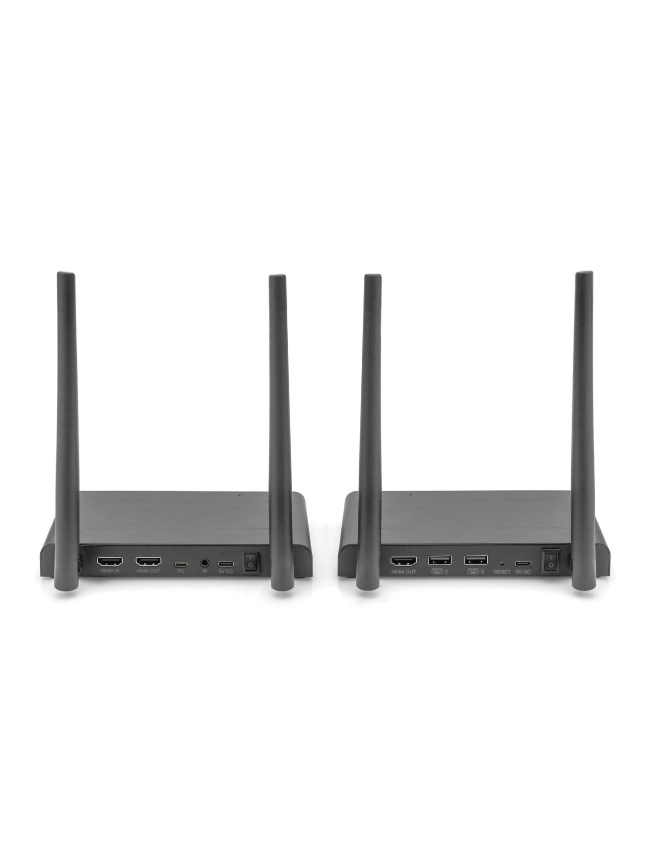 Digitus 4K Wireless HDMI KVM Extender Set, 150 m | DS-55328 | Black 2 Digitus 4K Wireless HDMI KVM Extender Set, 150 m | DS-55328 | Black 2
