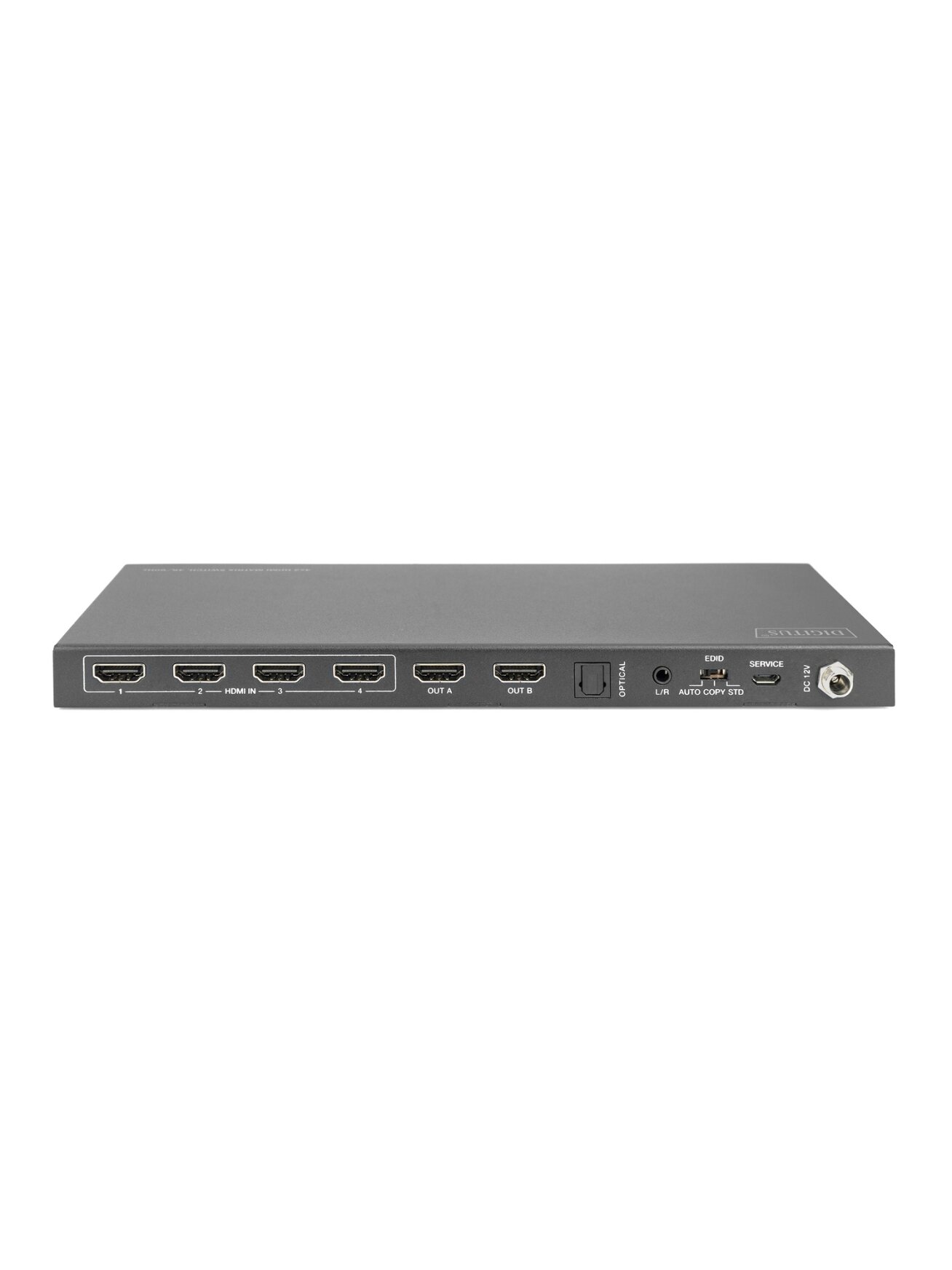 Digitus | 4x2 HDMI Matrix Switch, 4K/60Hz | DS-55509 1 Digitus | 4x2 HDMI Matrix Switch, 4K/60Hz | DS-55509 1