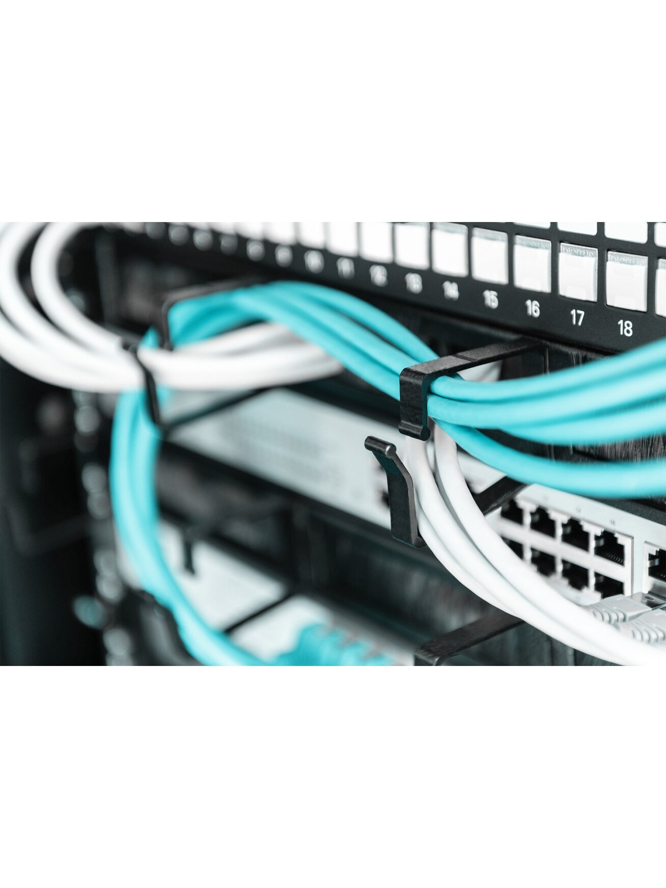 Digitus Cable Management Panel with Brush Entries for 483 mm (19") Cabinets, 1U | DN-97663 1 Digitus Cable Management Panel with Brush Entries for 483 mm (19") Cabinets, 1U | DN-97663 1