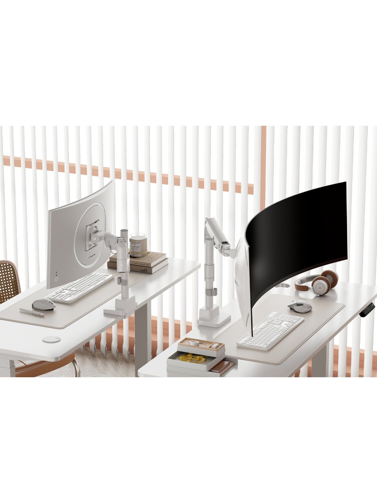 Digitus Desk Mount | DA-90476 Single Monitor Mount | Height, tilt, pivot, rotation, depth | 57 " | Maximum weight (capacity) 27 kg | White 6 Digitus Desk Mount | DA-90476 Single Monitor Mount | Height, tilt, pivot, rotation, depth | 57 " | Maximum weight (capacity) 27 kg | White 6