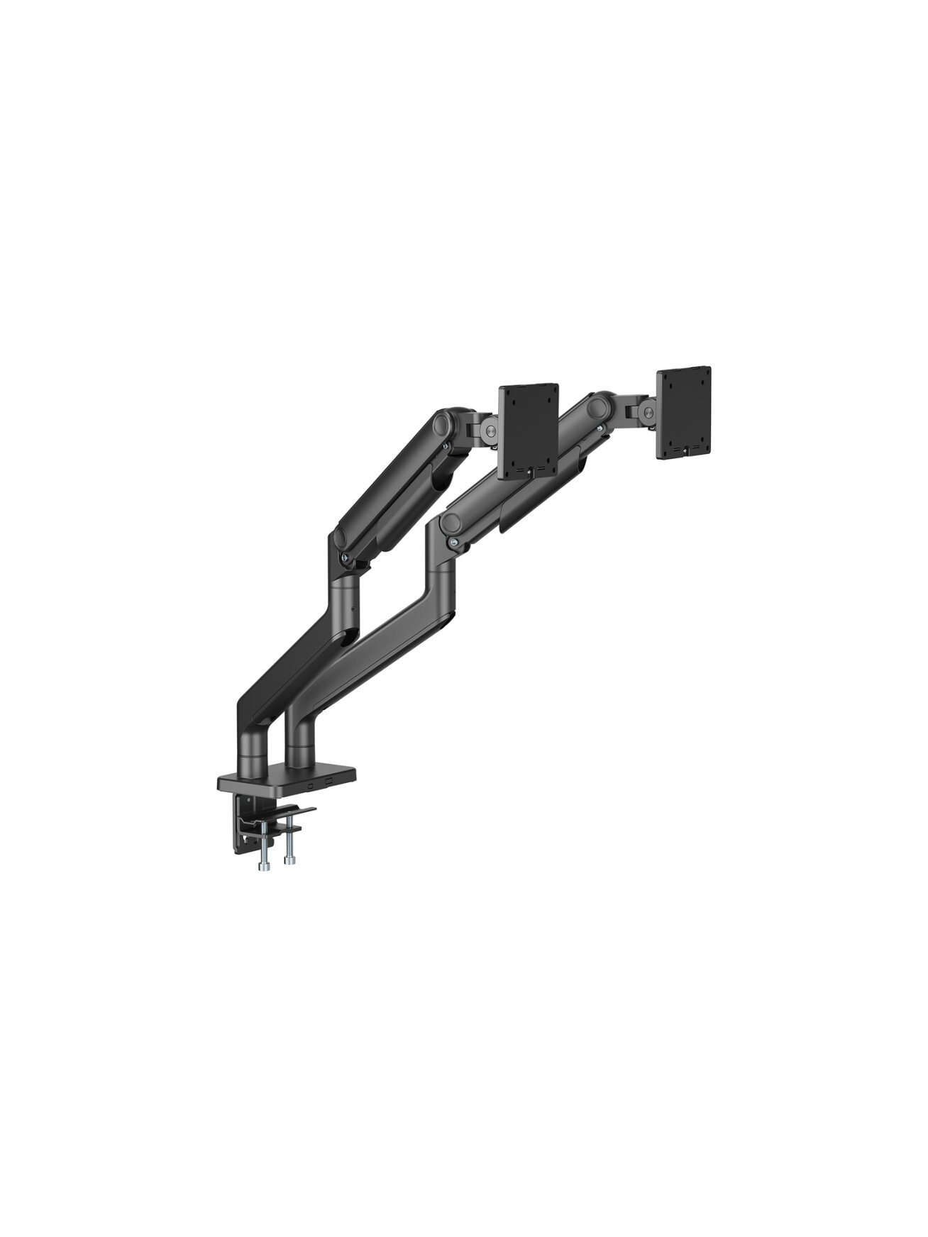 Digitus Desk Mount | Height, tilt, rotation, depth, pivot | Dual Monitor Mount | 2x 45 " | Maximum weight (capacity) 2x 20 kg | Black 2