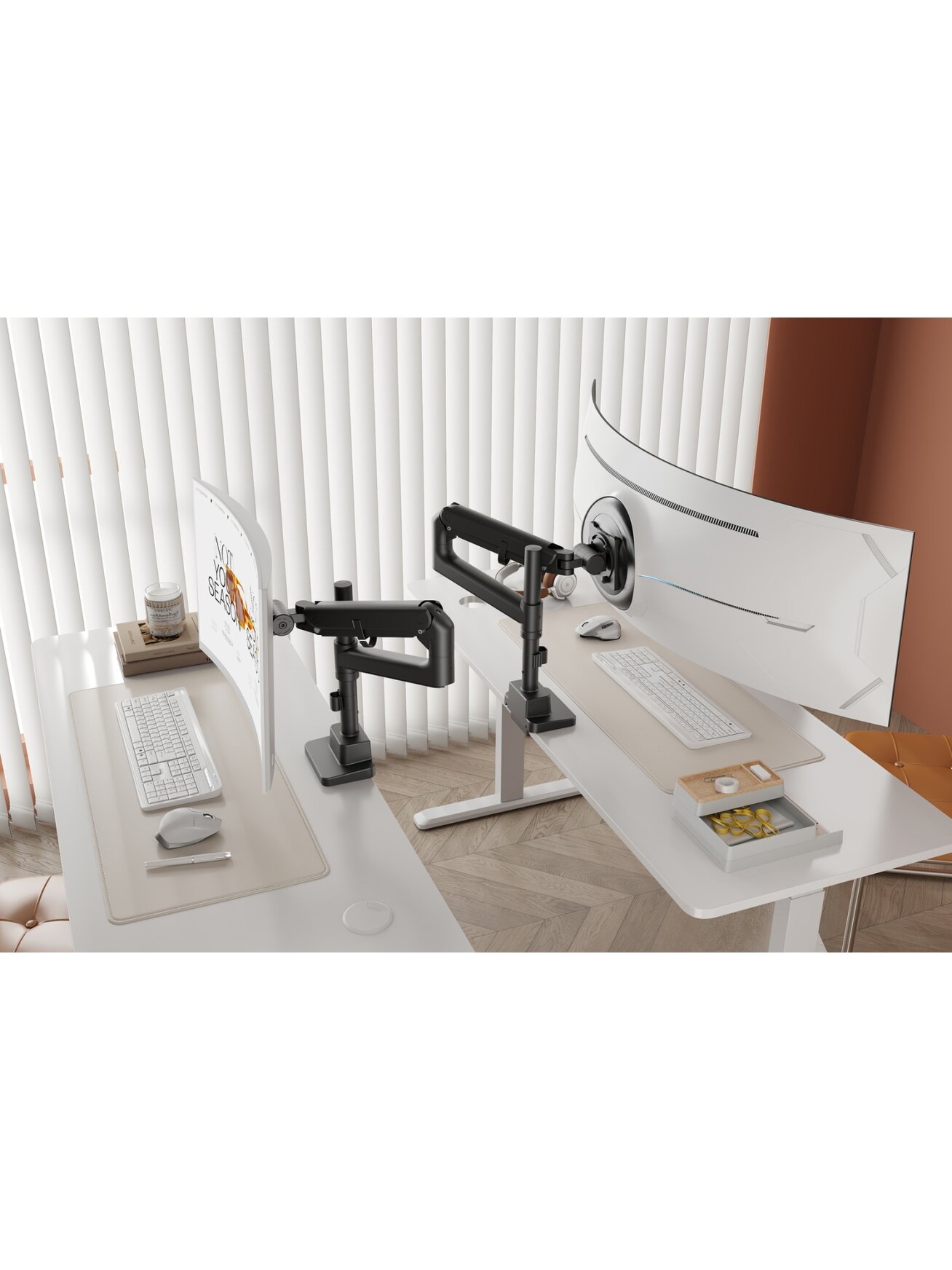 Digitus Desk Mount | Height, tilt, rotation, depth, pivot | Single Monitor Mount | 57 " | Maximum weight (capacity) 27 kg | Black 5 Digitus Desk Mount | Height, tilt, rotation, depth, pivot | Single Monitor Mount | 57 " | Maximum weight (capacity) 27 kg | Black 5