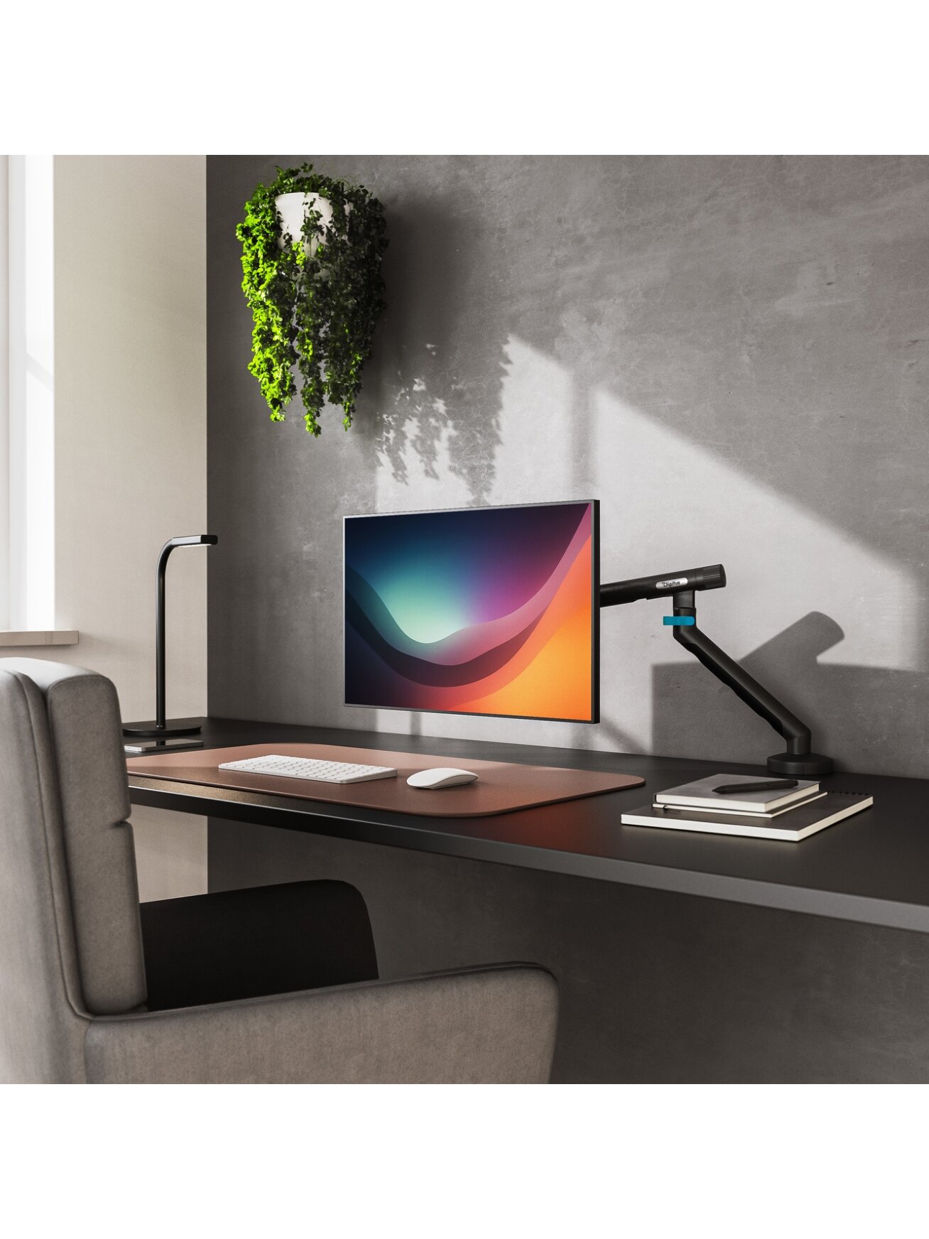 Digitus Desk Mount | Tilt, rotation, pivot | Single design monitor mount | 35 " | Maximum weight (capacity) 10 kg | Black 1 Digitus Desk Mount | Tilt, rotation, pivot | Single design monitor mount | 35 " | Maximum weight (capacity) 10 kg | Black 1