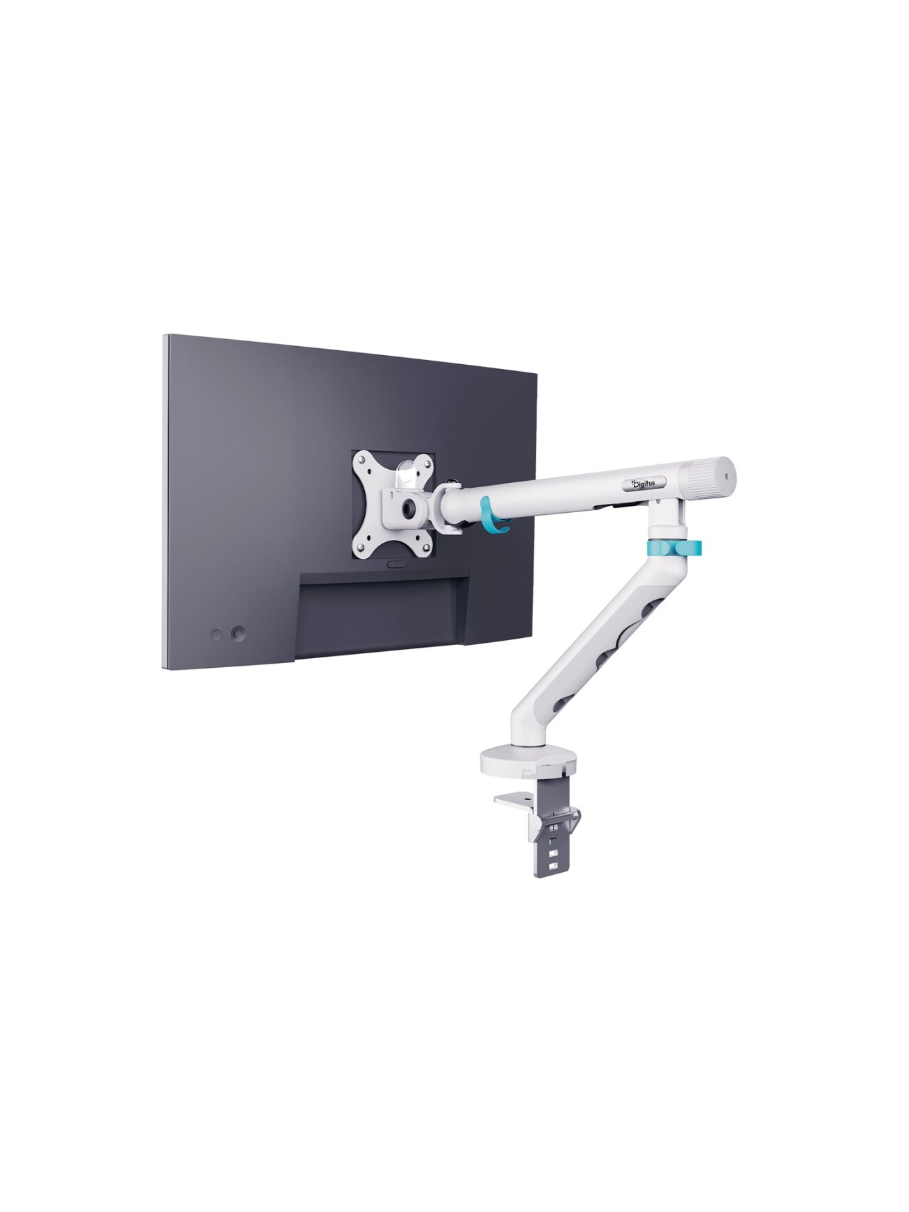 Digitus Desk Mount | Tilt, rotation, pivot | Single design monitor mount | 35 " | Maximum weight (capacity) 10 kg | White 2 Digitus Desk Mount | Tilt, rotation, pivot | Single design monitor mount | 35 " | Maximum weight (capacity) 10 kg | White 2