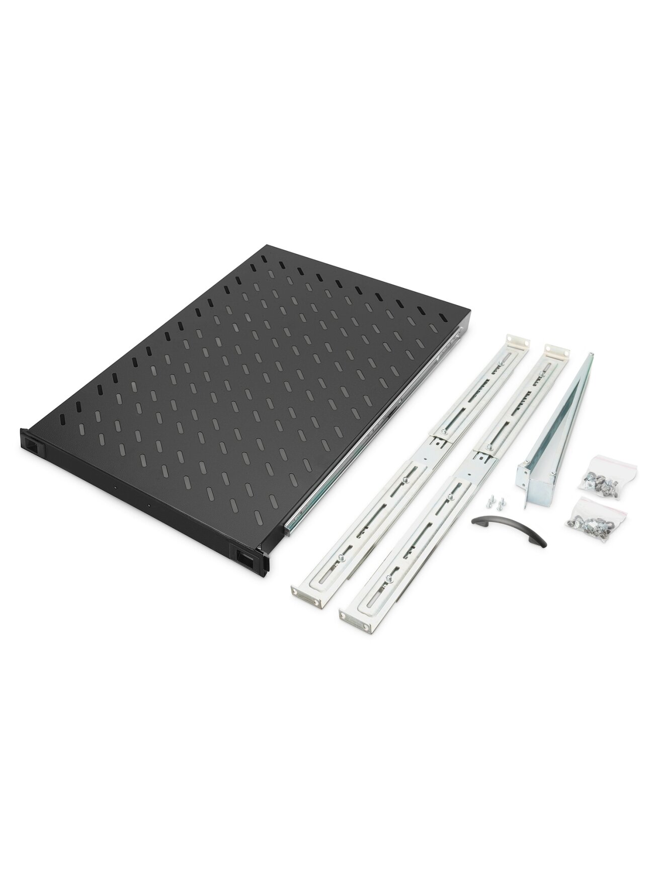 Digitus Extendible Shelf for 483 mm Cabinets | DN-19 TRAY-2-1000SW | Black 4 Digitus Extendible Shelf for 483 mm Cabinets | DN-19 TRAY-2-1000SW | Black 4
