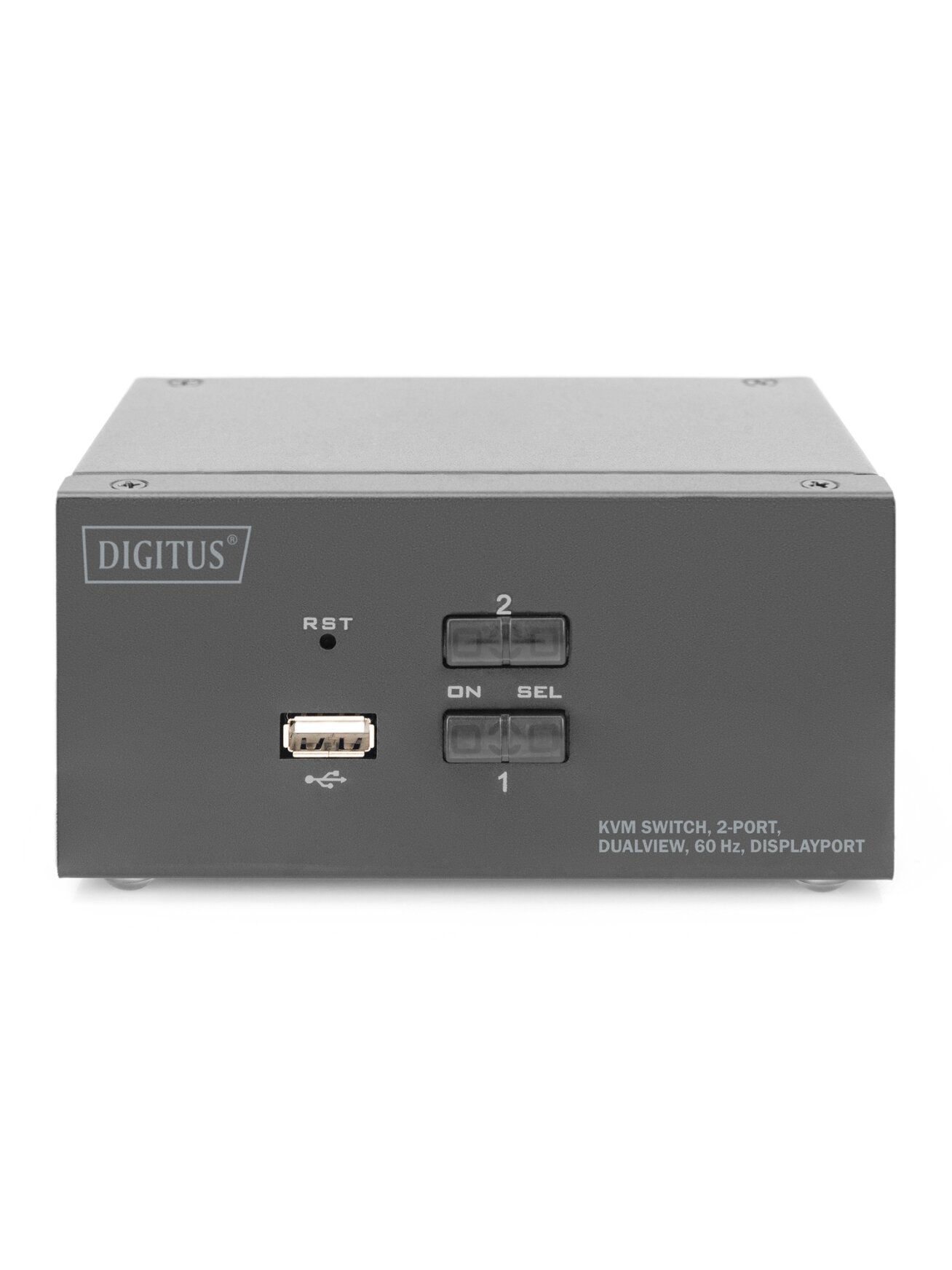 Digitus | KVM Switch, 2-Port, Dual Display, 4K, DisplayPort | DS-12862 2 Digitus | KVM Switch, 2-Port, Dual Display, 4K, DisplayPort | DS-12862 2