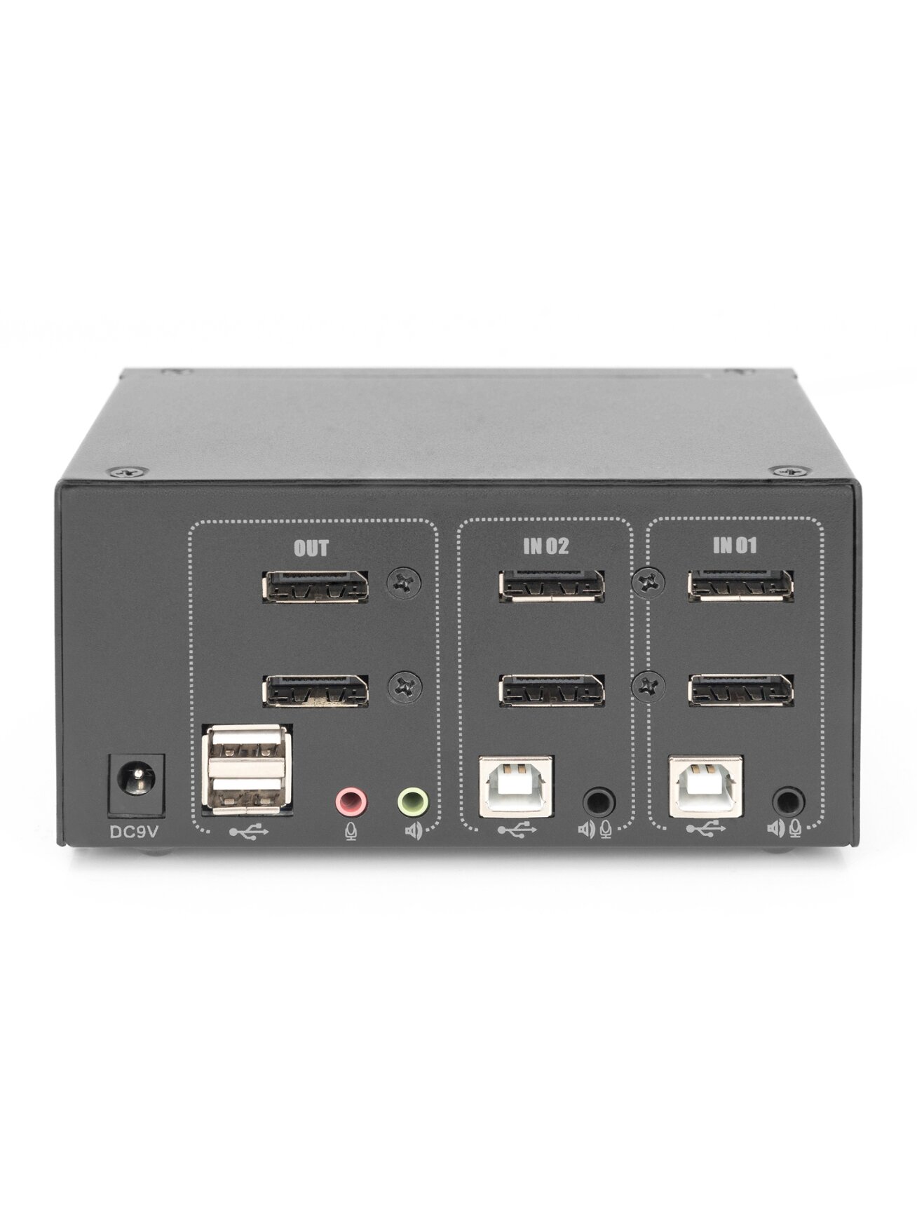 Digitus | KVM Switch, 2-Port, Dual Display, 4K, DisplayPort | DS-12862 3 Digitus | KVM Switch, 2-Port, Dual Display, 4K, DisplayPort | DS-12862 3