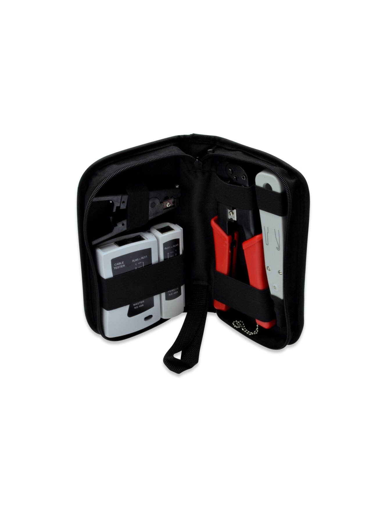 Digitus | Network Tool Set, LAN Tester, Crimping Tool, Cut and Stripping Tool, Punch Down Tool | Tool kit 2 Digitus | Network Tool Set, LAN Tester, Crimping Tool, Cut and Stripping Tool, Punch Down Tool | Tool kit 2