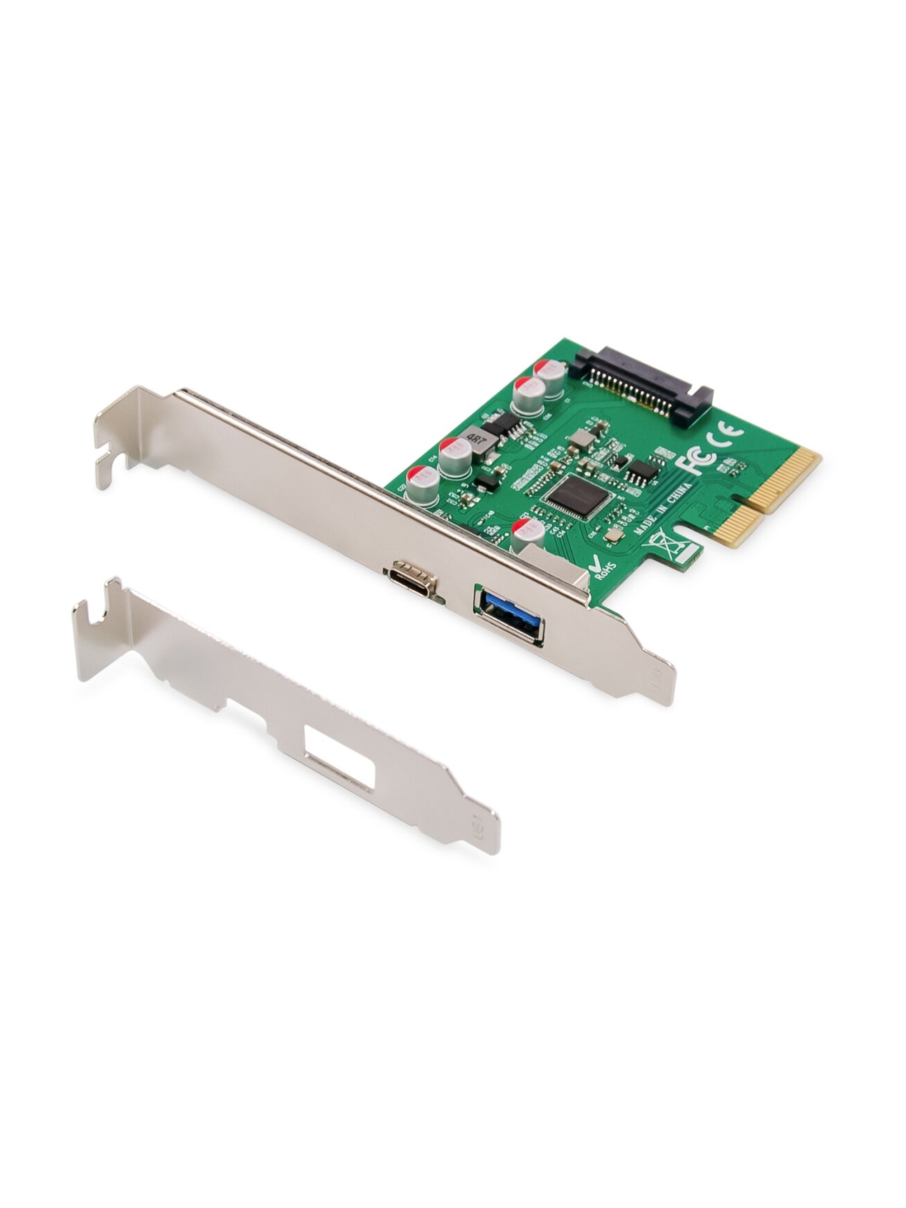 Digitus | PCIe card, USB-C 3.1 Gen 2, 10Gpbs, USB-A 3.1 | DS-30225 1 Digitus | PCIe card, USB-C 3.1 Gen 2, 10Gpbs, USB-A 3.1 | DS-30225 1
