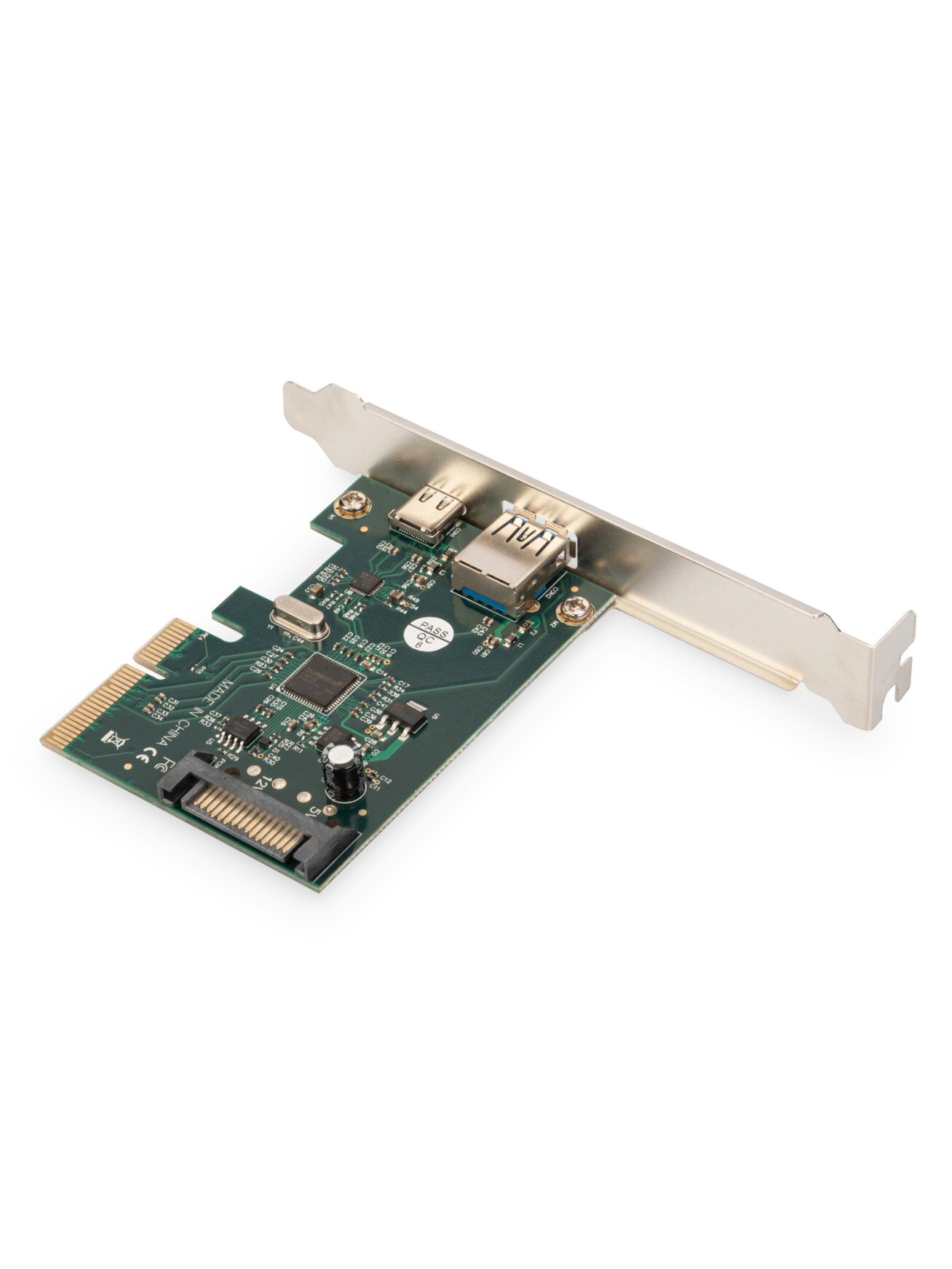 Digitus | PCIe card, USB-C 3.1 Gen 2, 10Gpbs, USB-A 3.1 | DS-30225 2
