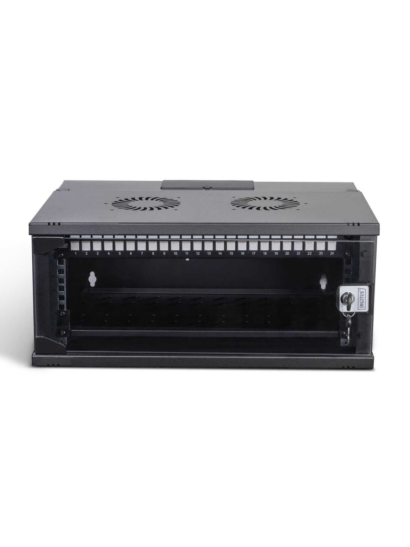 Digitus SOHO Pro network set, 483 mm (19") 4U, 540 x 400 mm | DN-49201-SET | Black 1