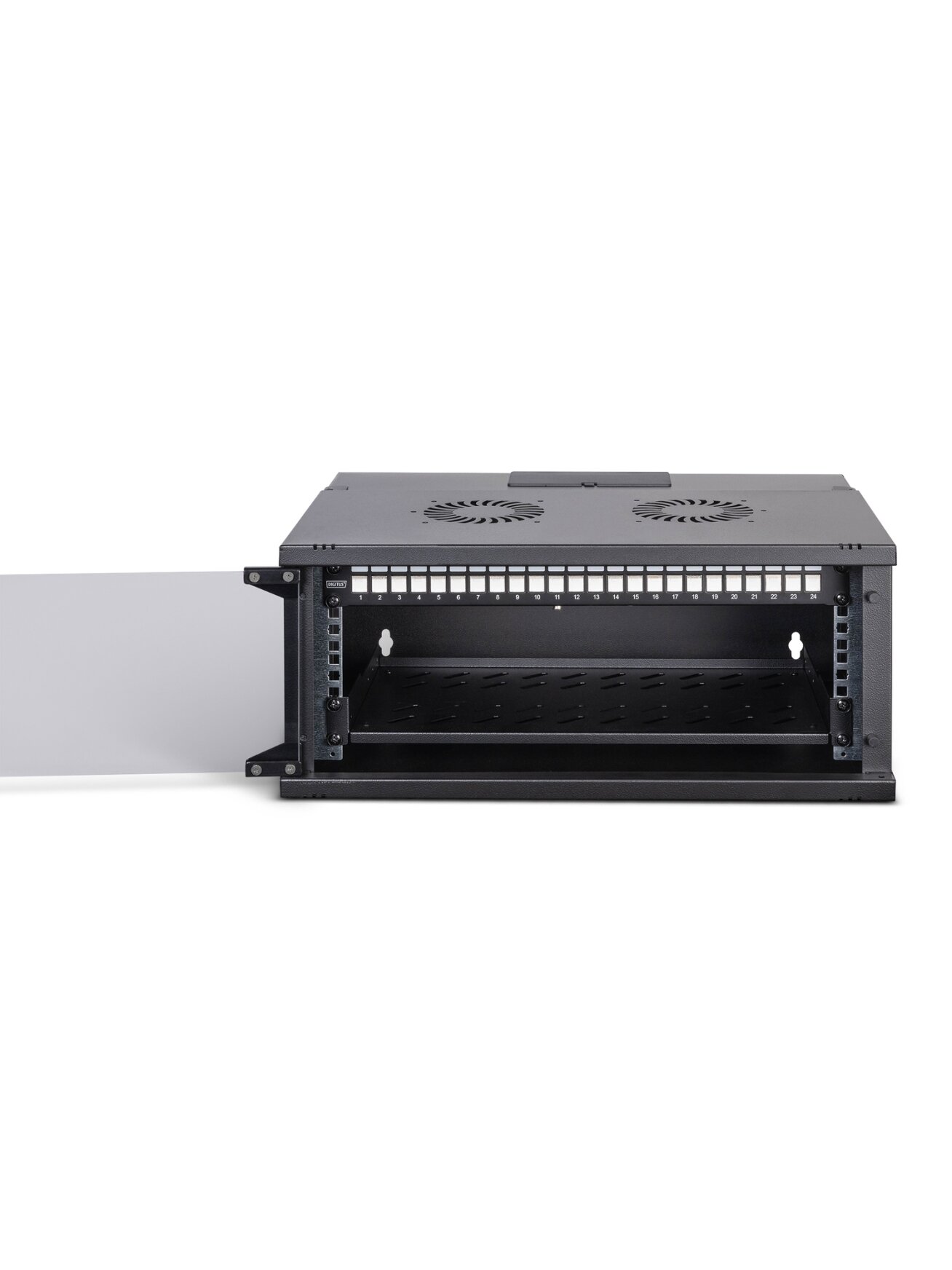 Digitus SOHO Pro network set, 483 mm (19") 4U, 540 x 400 mm | DN-49201-SET | Black 2