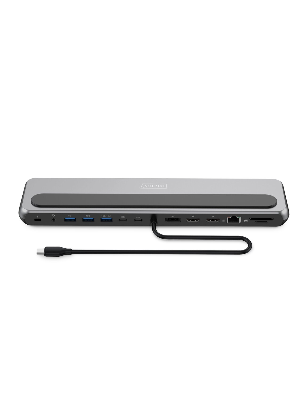Digitus USB-C 8K docking station, 12-port | DA-70919 | Ethernet LAN (RJ-45) ports 1 | HDMI ports quantity 2 2 Digitus USB-C 8K docking station, 12-port | DA-70919 | Ethernet LAN (RJ-45) ports 1 | HDMI ports quantity 2 2