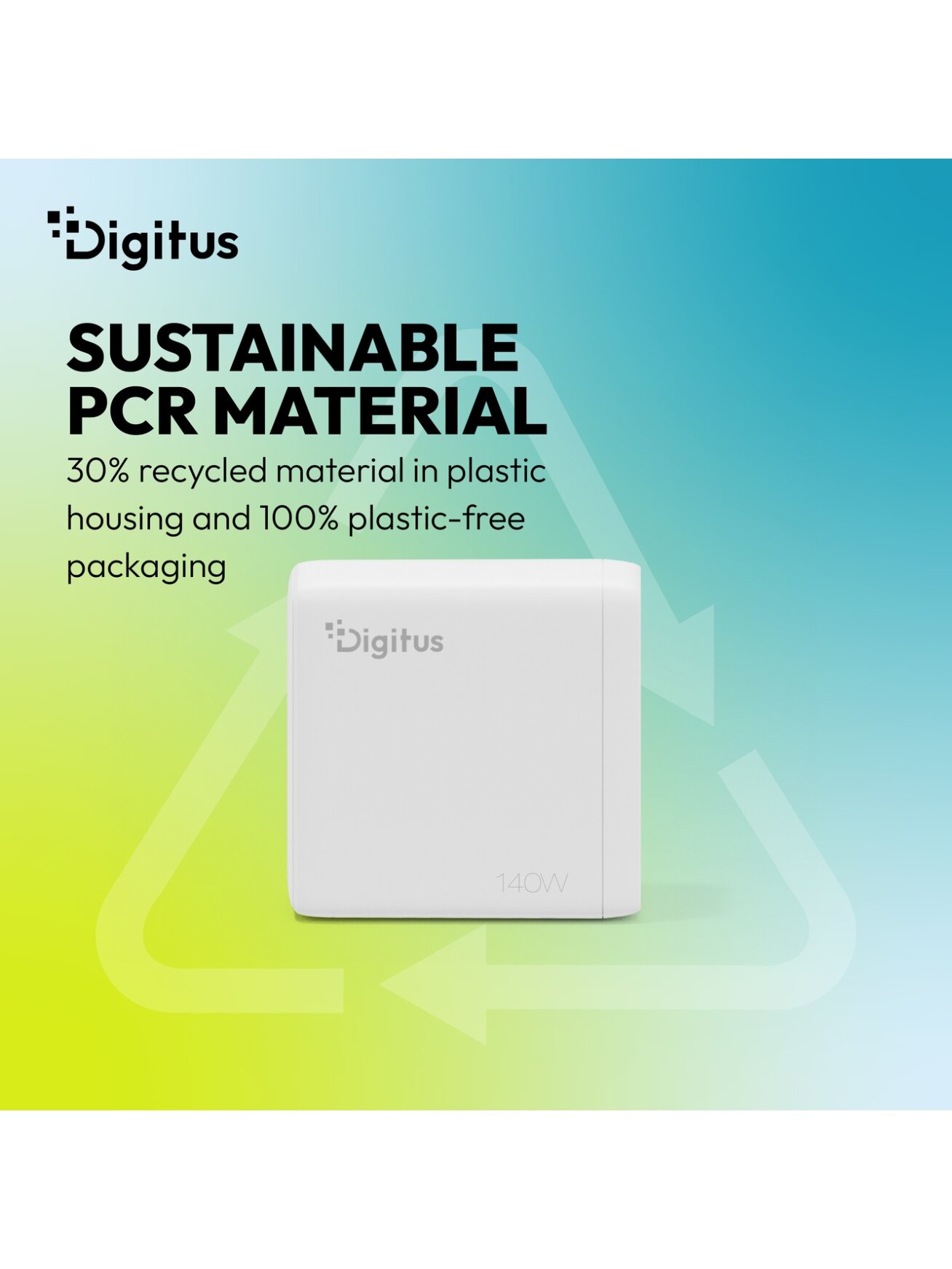 Digitus USB GaN Charger 140W, 3x USB-C, 1x USB-A | DA-10305 5 Digitus USB GaN Charger 140W, 3x USB-C, 1x USB-A | DA-10305 5