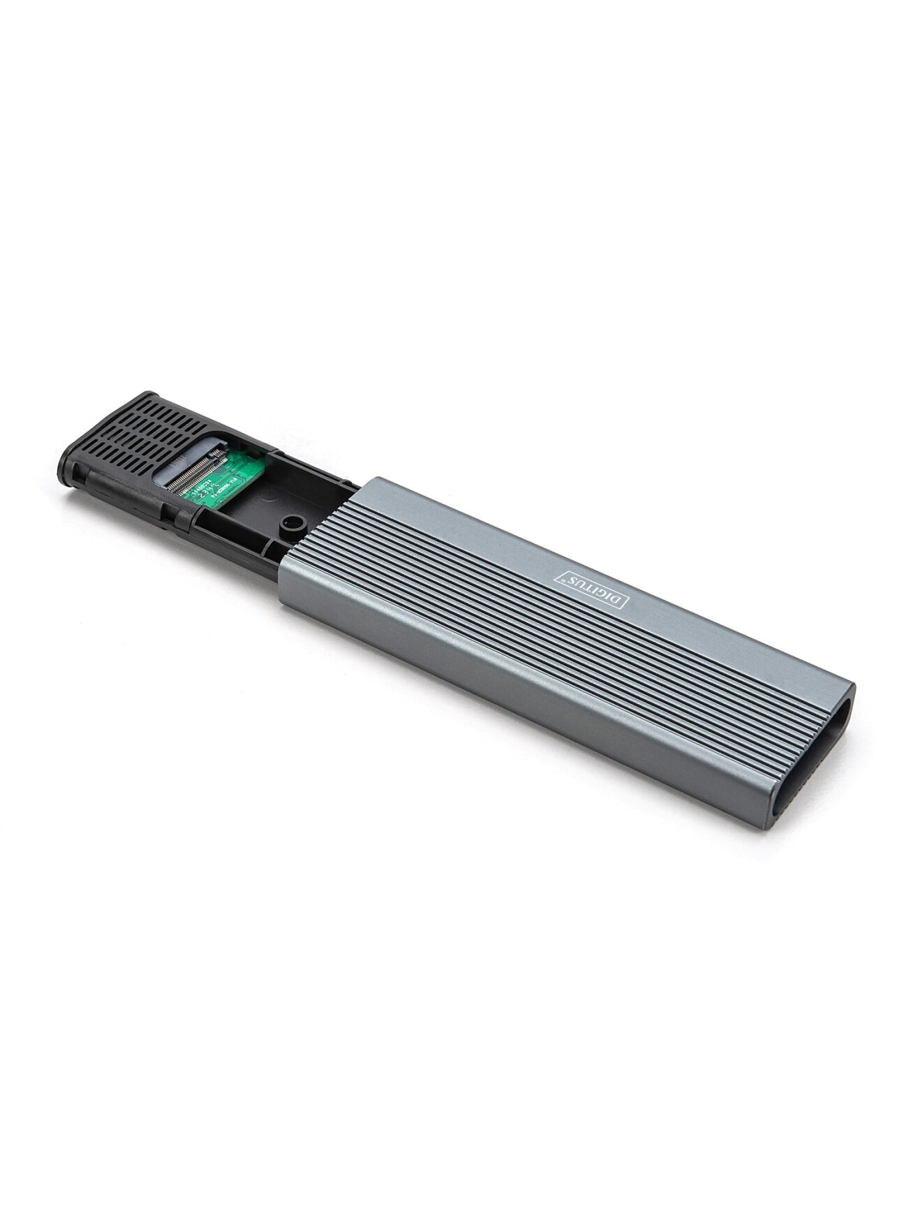 Digitus USB M.2 hard disk enclosure, SSD, external, NVMe + SATA, 10Gbps (NVMe) 6 Gbps (SATA), USB3.1 Gen2 | DA-71156 4 Digitus USB M.2 hard disk enclosure, SSD, external, NVMe + SATA, 10Gbps (NVMe) 6 Gbps (SATA), USB3.1 Gen2 | DA-71156 4
