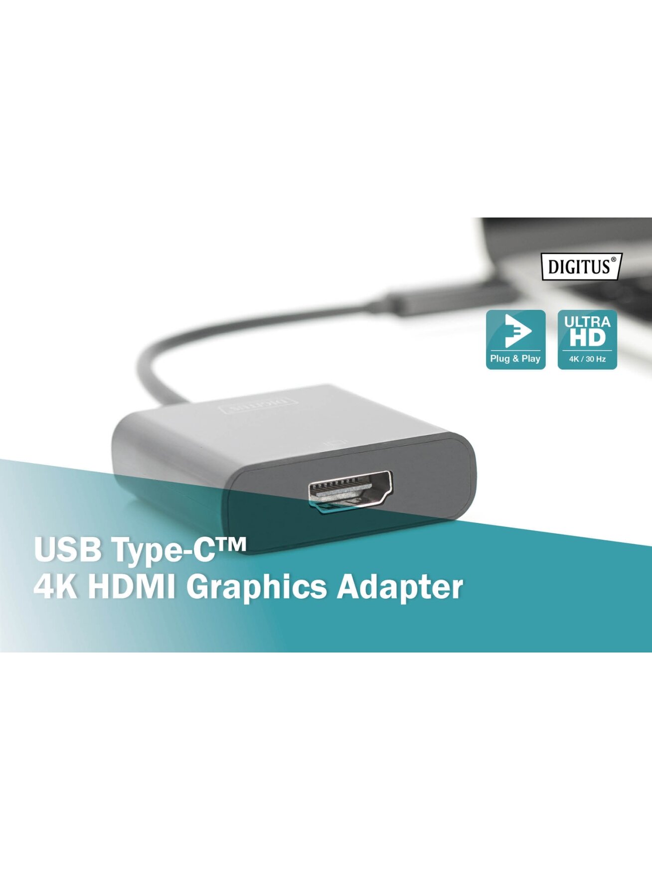 Digitus | USB Type-C to HDMI Adapter | DA-70852 | Black | USB Type-C | 0.15 m 5 Digitus | USB Type-C to HDMI Adapter | DA-70852 | Black | USB Type-C | 0.15 m 5