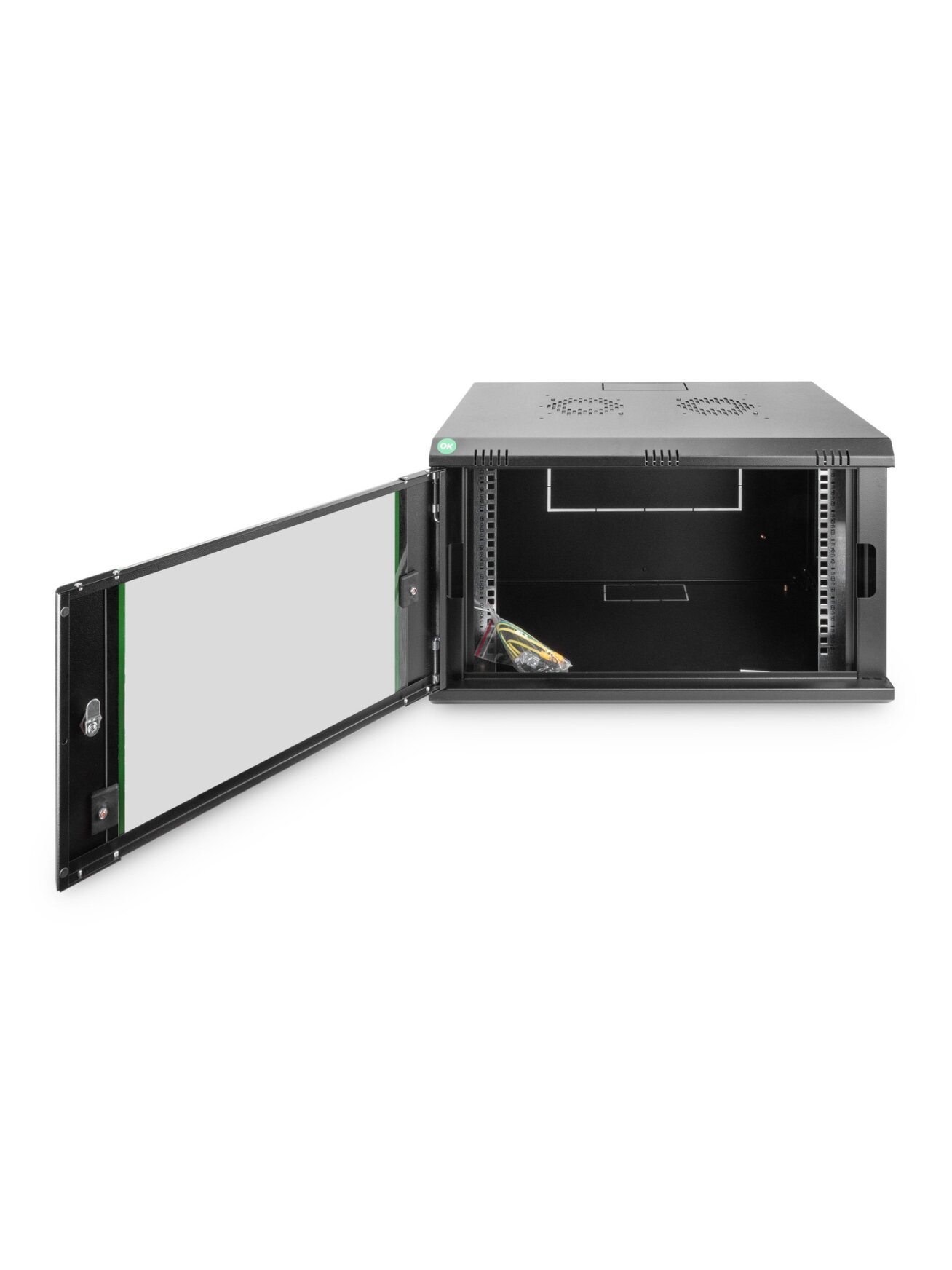 Digitus Wall Mounting Cabinets Dynamic Basic Series | DN-19 07-U-EC-SW | 38.9 x 60 x 45 cm | Black 3 Digitus Wall Mounting Cabinets Dynamic Basic Series | DN-19 07-U-EC-SW | 38.9 x 60 x 45 cm | Black 3
