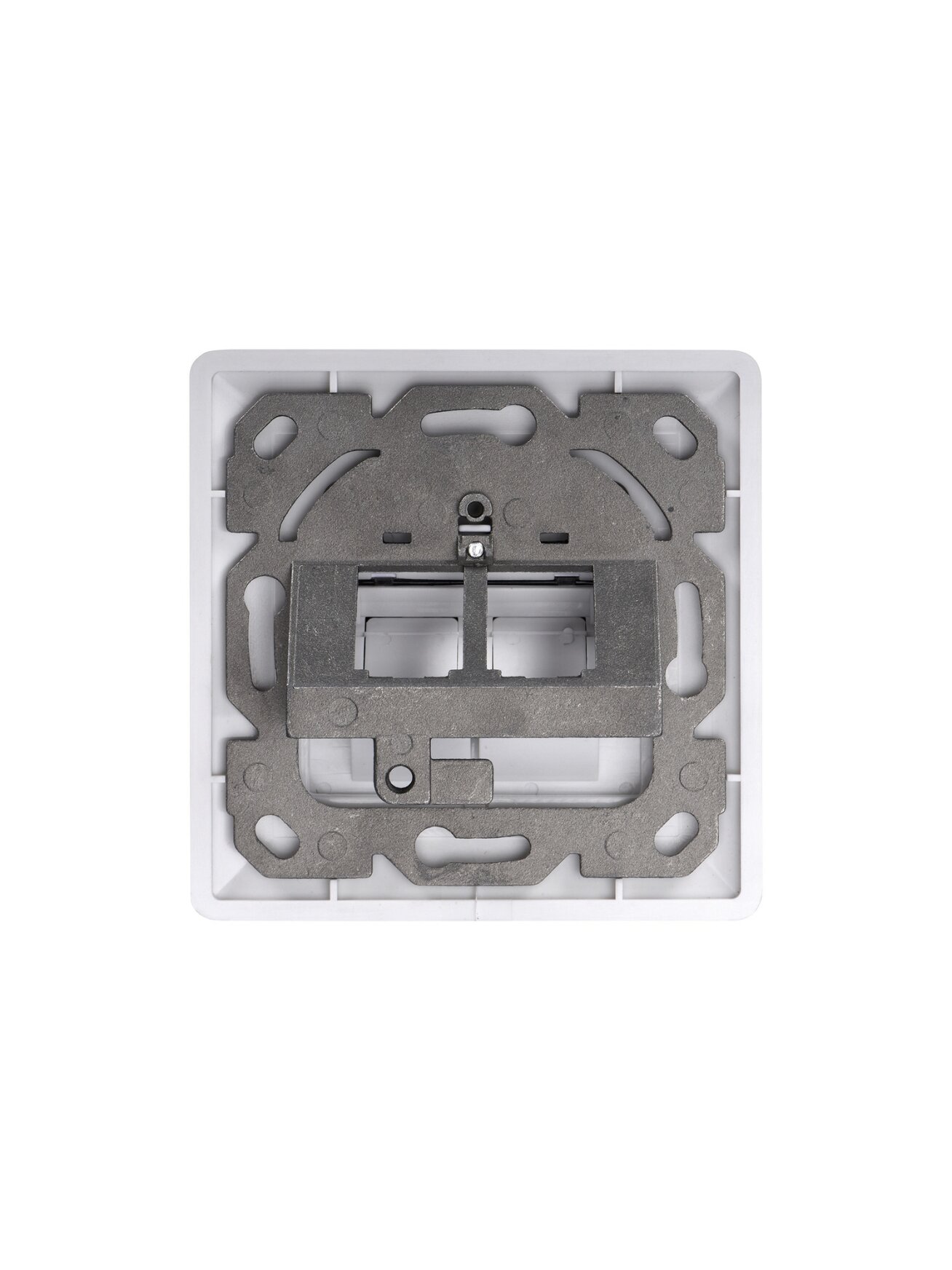 Digitus | Wallplate for Keystone Modules, German type, middle plate 50x50 mm, frame 80x80 mm | DN-93801-1 1 Digitus | Wallplate for Keystone Modules, German type, middle plate 50x50 mm, frame 80x80 mm | DN-93801-1 1