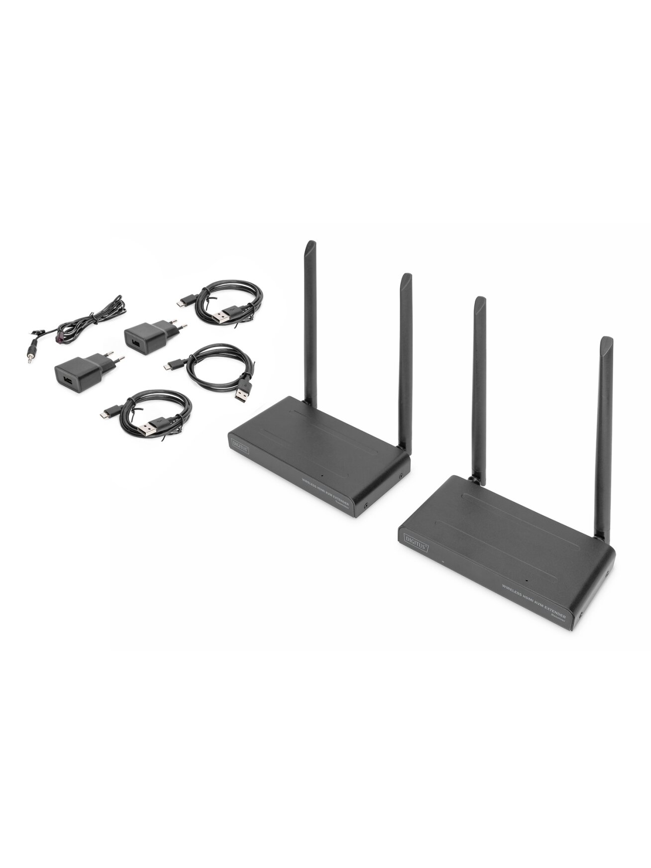 Digitus | Wireless HDMI KVM Extender Set, 200 m | DS-55321 9 Digitus | Wireless HDMI KVM Extender Set, 200 m | DS-55321 9