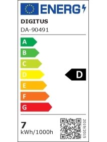 Digitus LED Desk Lamp, 50 cm, White | DA-90491 | 1025 lm | 7 W | 3000-6500 K | Warm to cold white light | LED lamp | 10 V 1 Digitus LED Desk Lamp, 50 cm, White | DA-90491 | 1025 lm | 7 W | 3000-6500 K | Warm to cold white light | LED lamp | 10 V 1