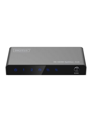 Digitus 4K HDMI Splitter, 1x2 | DS-55336 | Black Digitus 4K HDMI Splitter, 1x2 | DS-55336 | Black