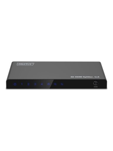 Digitus 4K HDMI Splitter, 1x4 | DS-55337 | Black Digitus 4K HDMI Splitter, 1x4 | DS-55337 | Black