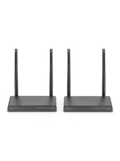 Digitus 4K Wireless HDMI KVM Extender Set, 150 m | DS-55328 | Black Digitus 4K Wireless HDMI KVM Extender Set, 150 m | DS-55328 | Black