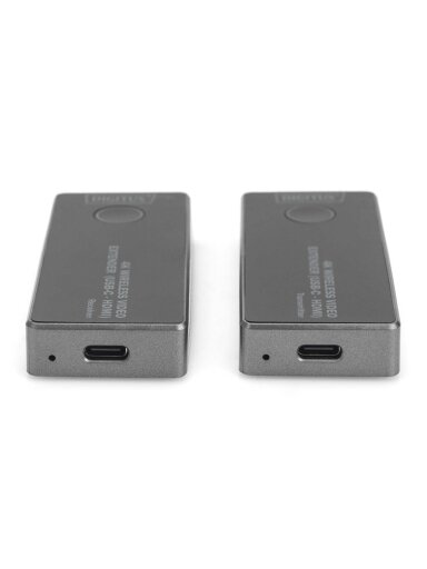 Digitus | 4K Wireless Video Extender, 30 m (USB-C - HDMI) | DS-55324 | Black/Silver Digitus | 4K Wireless Video Extender, 30 m (USB-C - HDMI) | DS-55324 | Black/Silver
