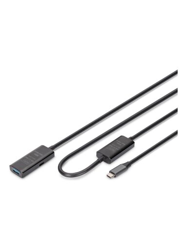 Digitus | Active USB 3.2 Gen1 5G extension cable | DA-73111 | USB-C to USB-A