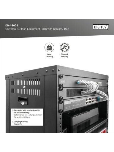 Digitus AVS Rack | DN-48001 | Black