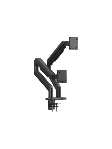 Digitus Desk Mount | Height, tilt, rotation, depth, pivot | Dual Monitor Mount | 2x 45 " | Maximum weight (capacity) 2x 20 kg | Black