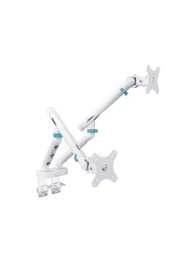 Digitus Desk Mount | Tilt, rotation, pivot | Dual design monitor mount, 2x 35", 2x 10 kg | 35 " | Maximum weight (capacity) 20 kg | White Digitus Desk Mount | Tilt, rotation, pivot | Dual design monitor mount, 2x 35", 2x 10 kg | 35 " | Maximum weight (capacity) 20 kg | White